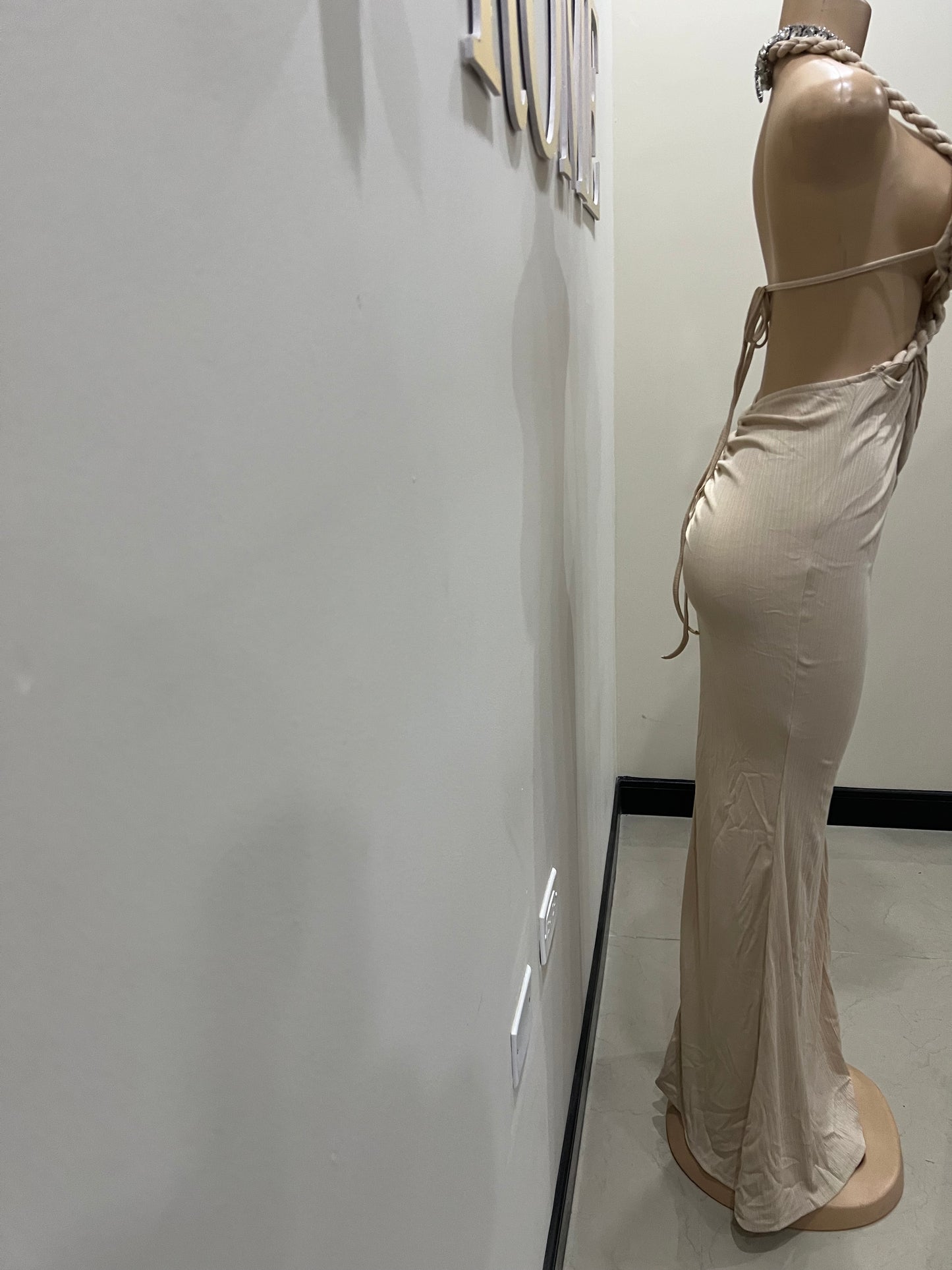 Athena Rope Dress (Brown)