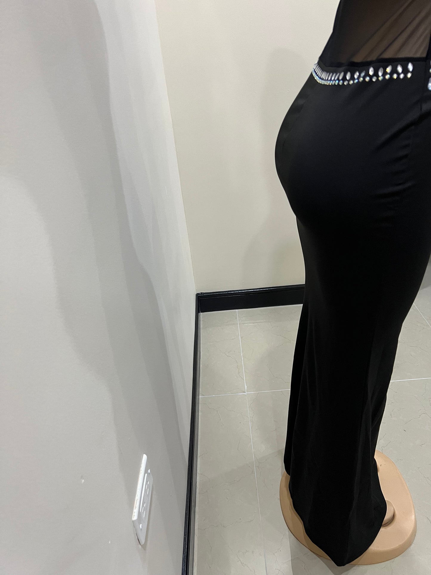 Blair Crystal Dress (Black)