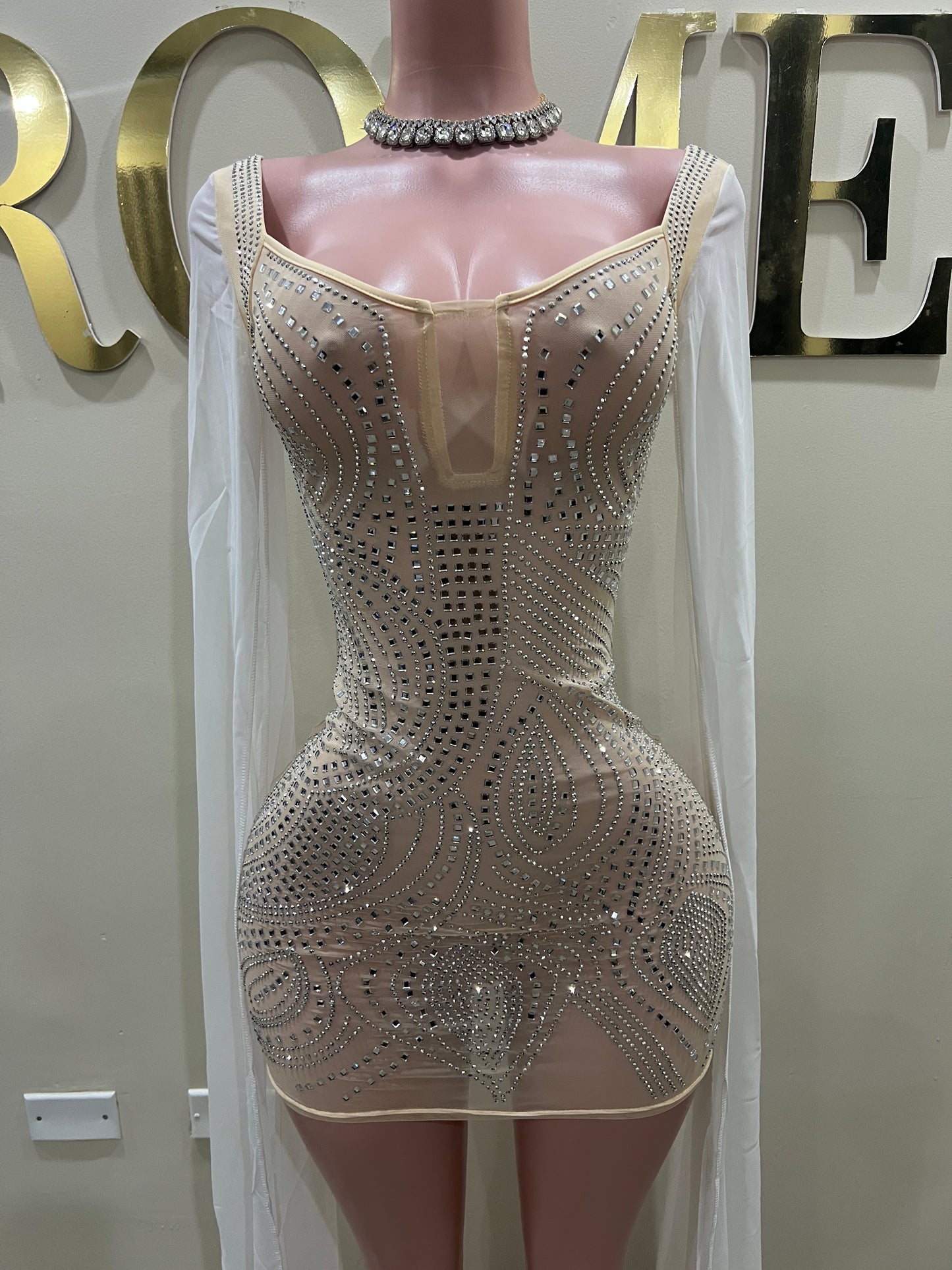 Phoenix Dress (Nude)
