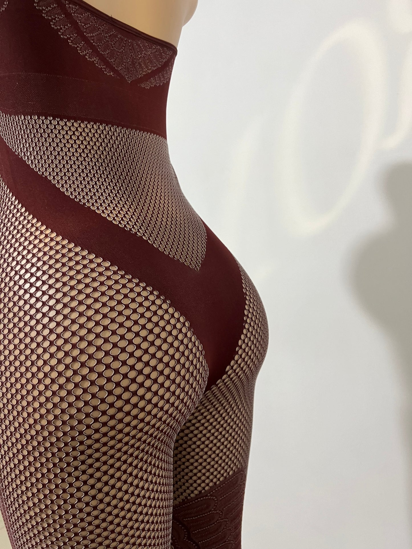 Swan Tights Tube Jumpsuit (Brown)