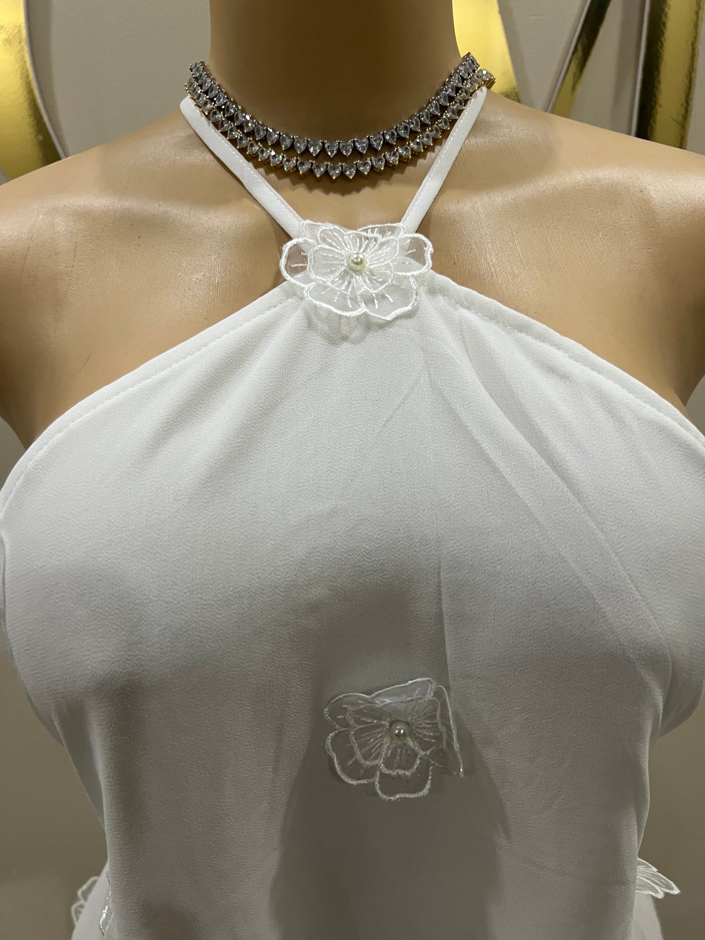 Rumi Petal Dress (White)