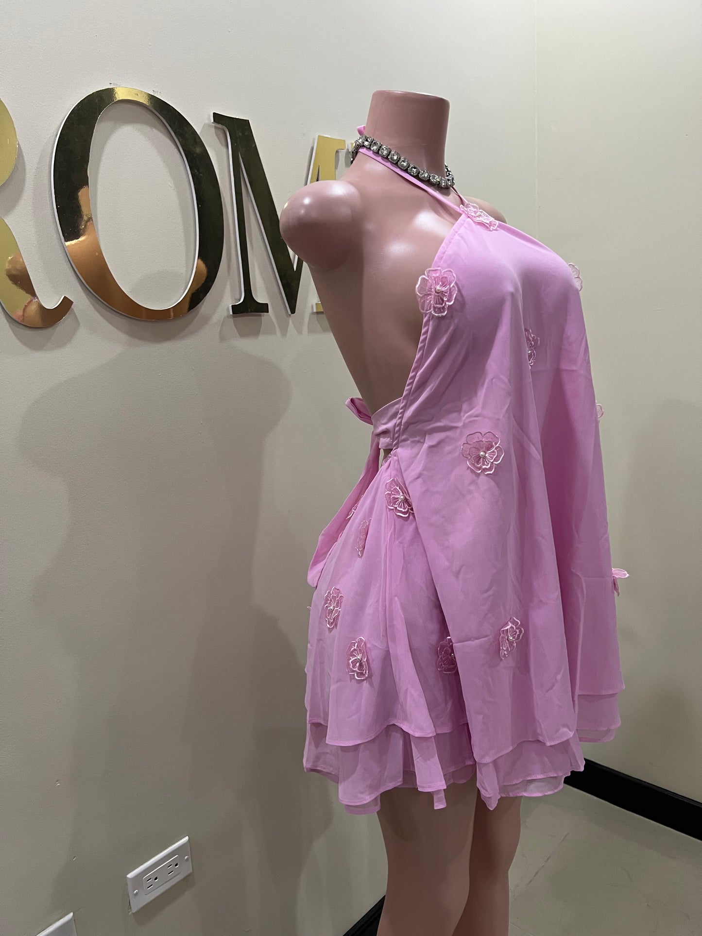 Rumi Petal Dress (Pink)