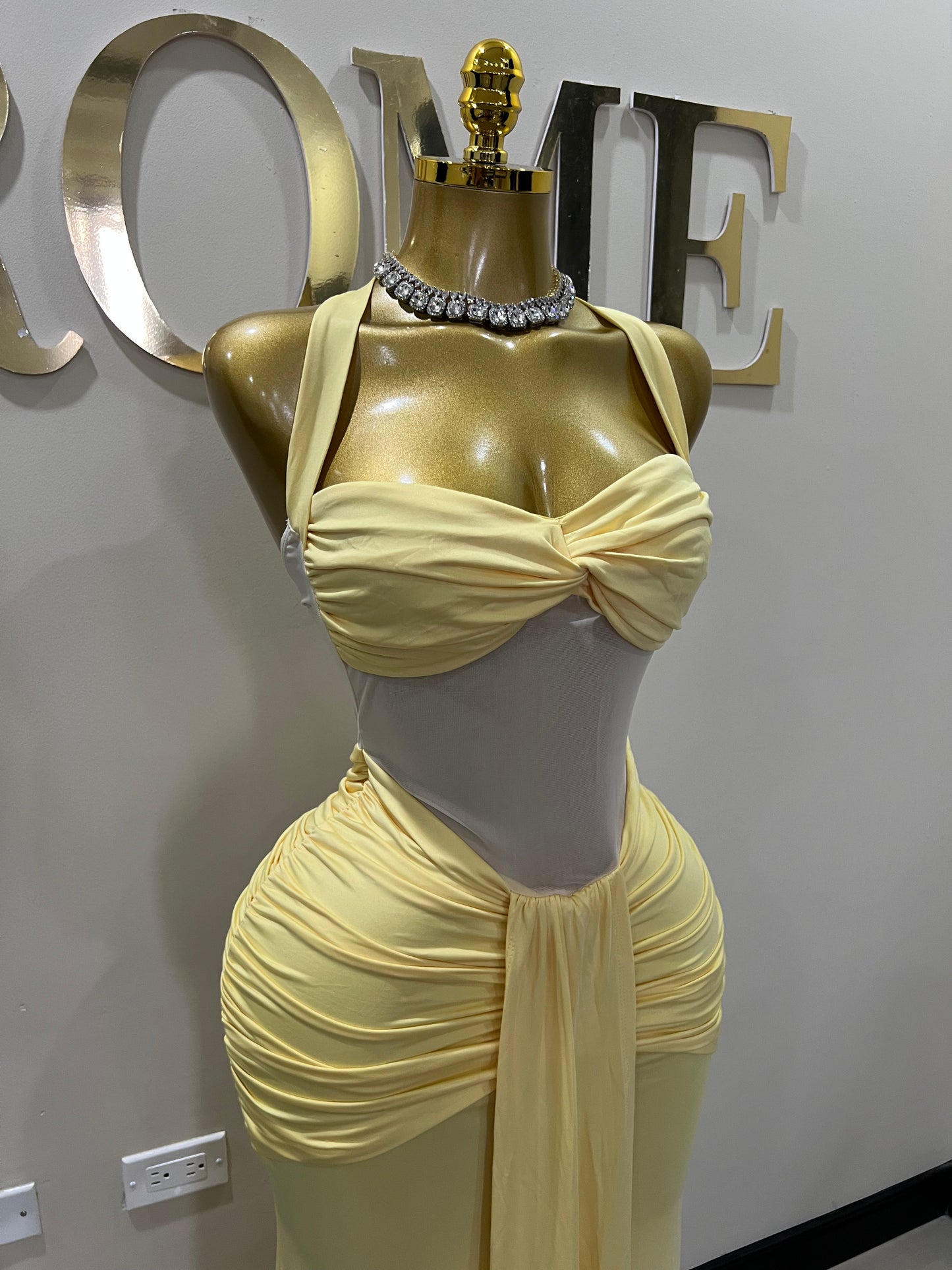 Sweetheart Nara Dress (Yellow)