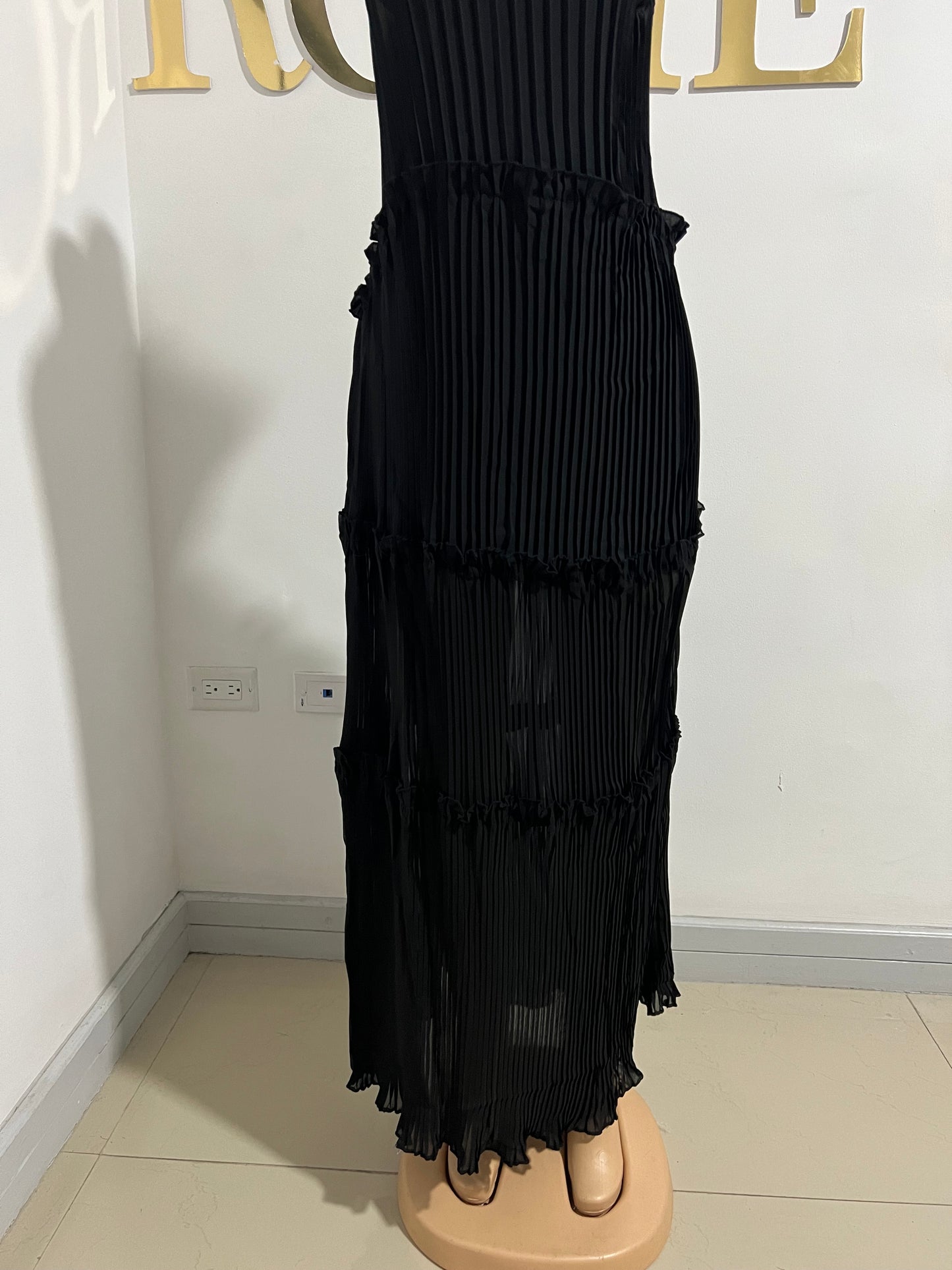 Mina Maxi Dress (Black)