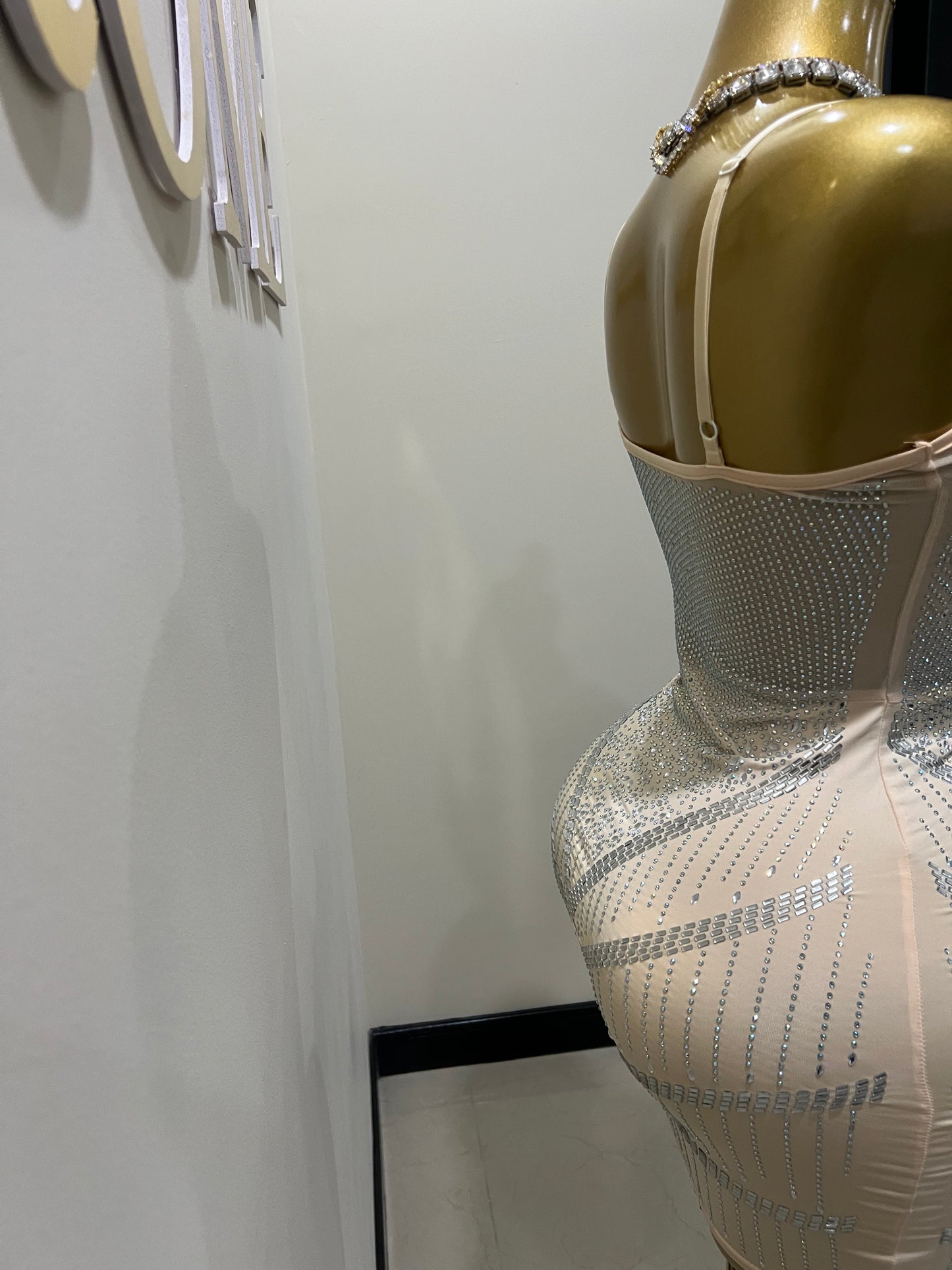 Star Crystal Dress (Nude)
