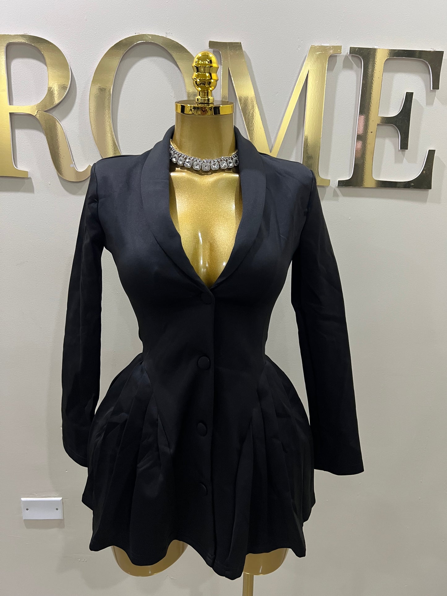 Jodie Mini Dress (Black)