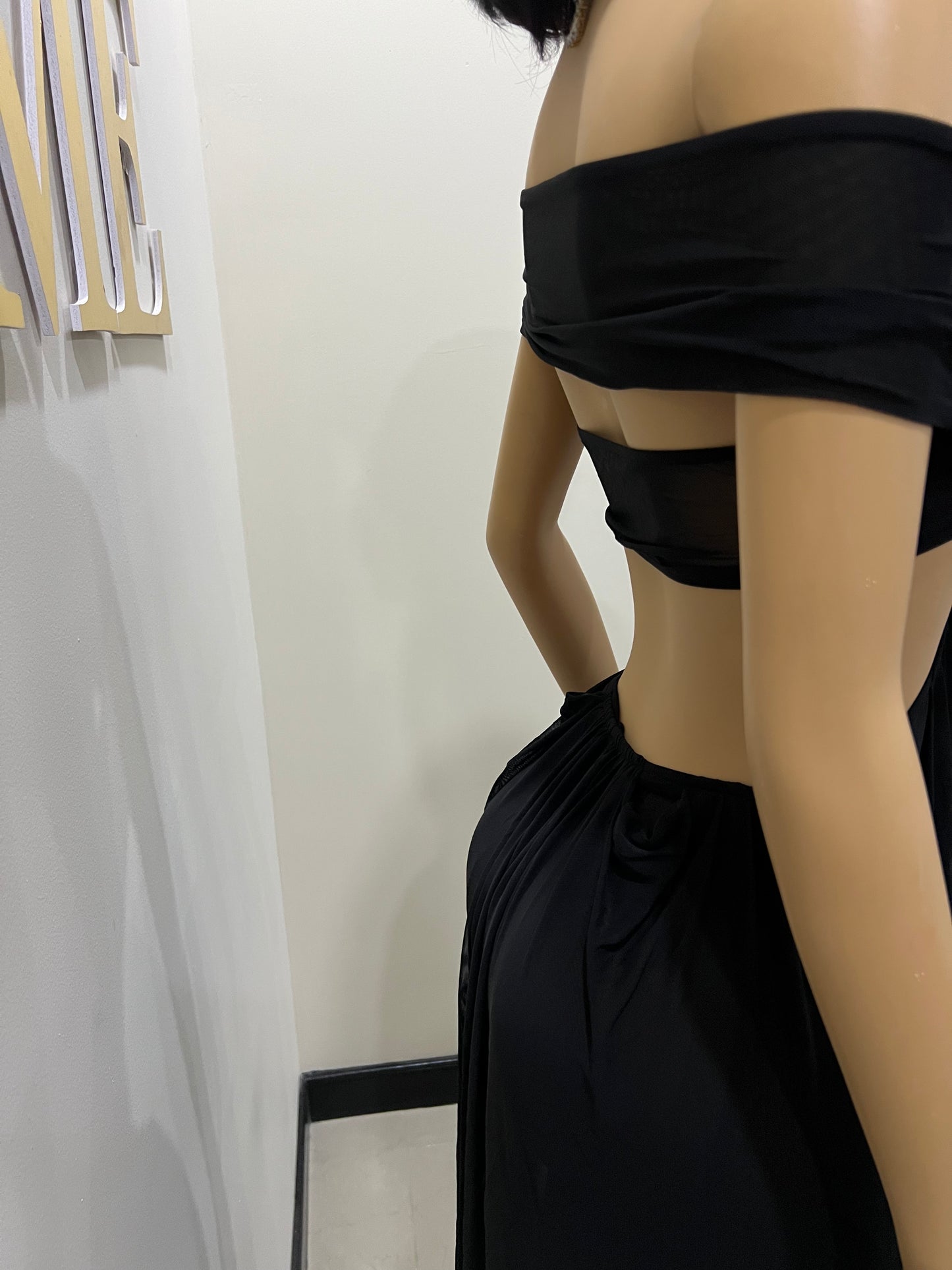 Ruby Mesh Dress (Black)