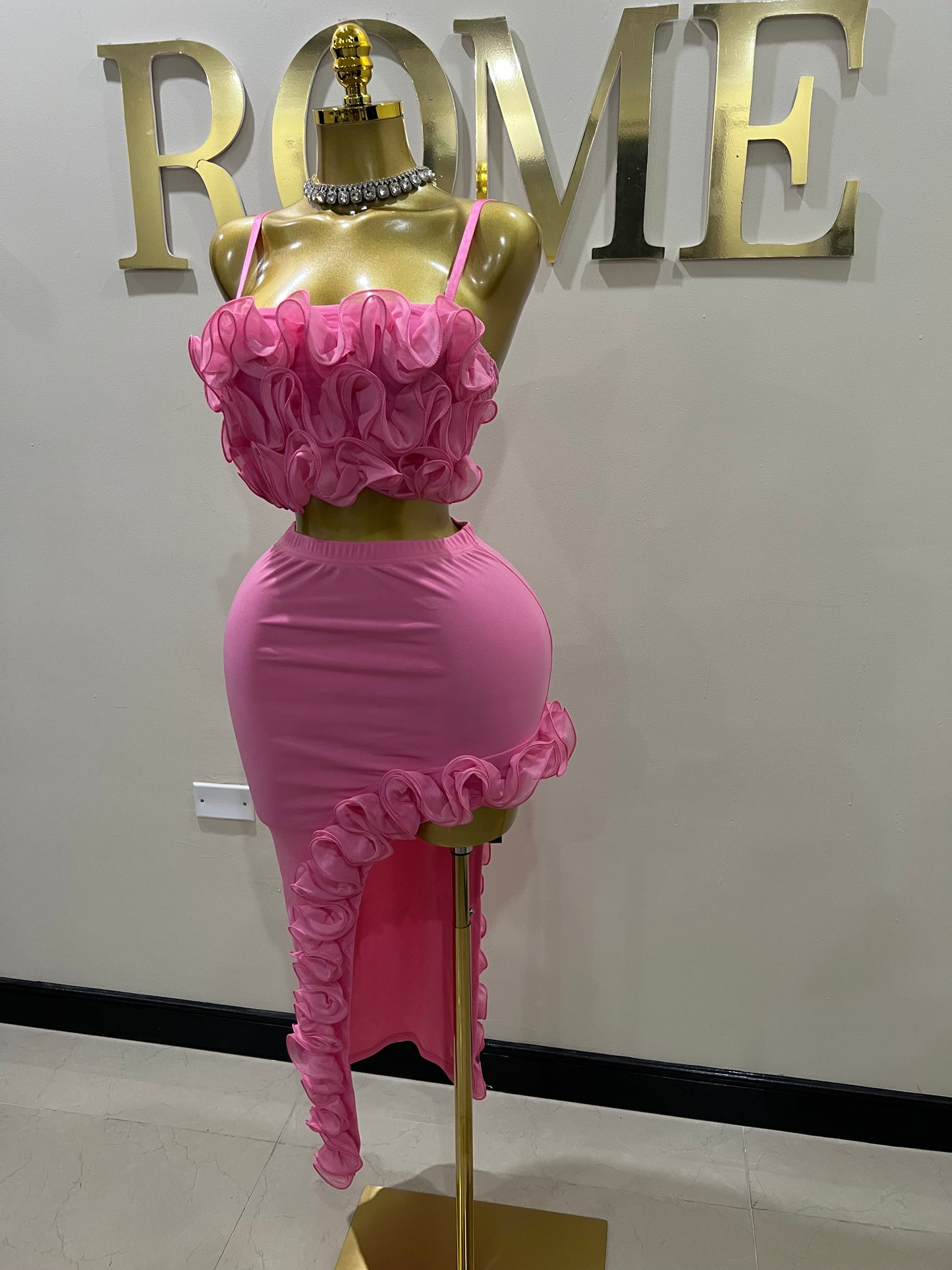 Bloom Skirt Set (Pink)