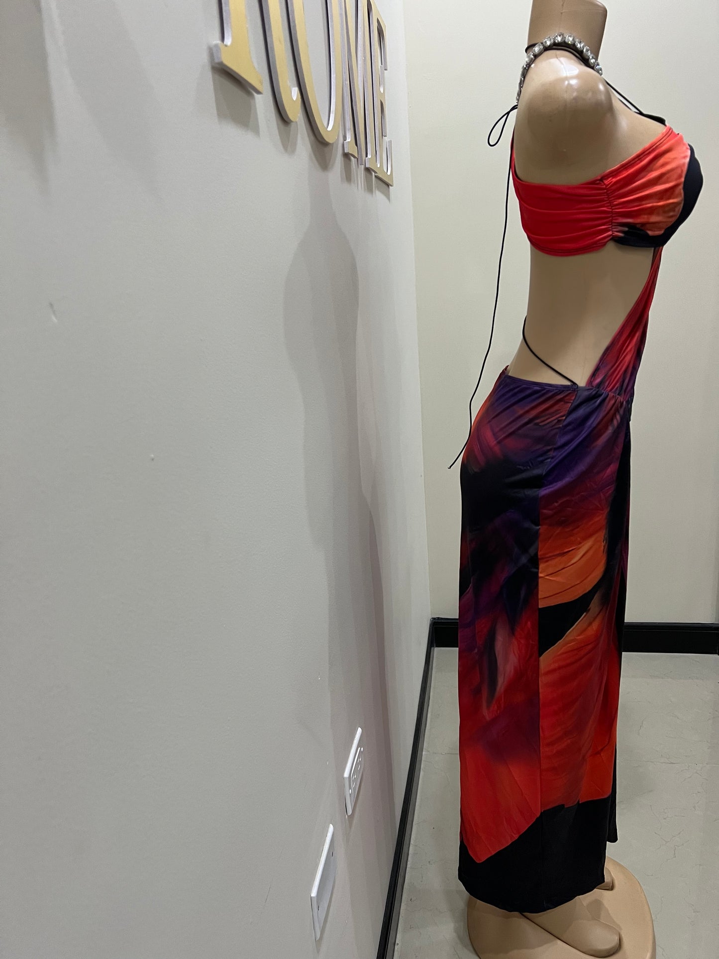 Amelia Giselle Dress (Abstract)