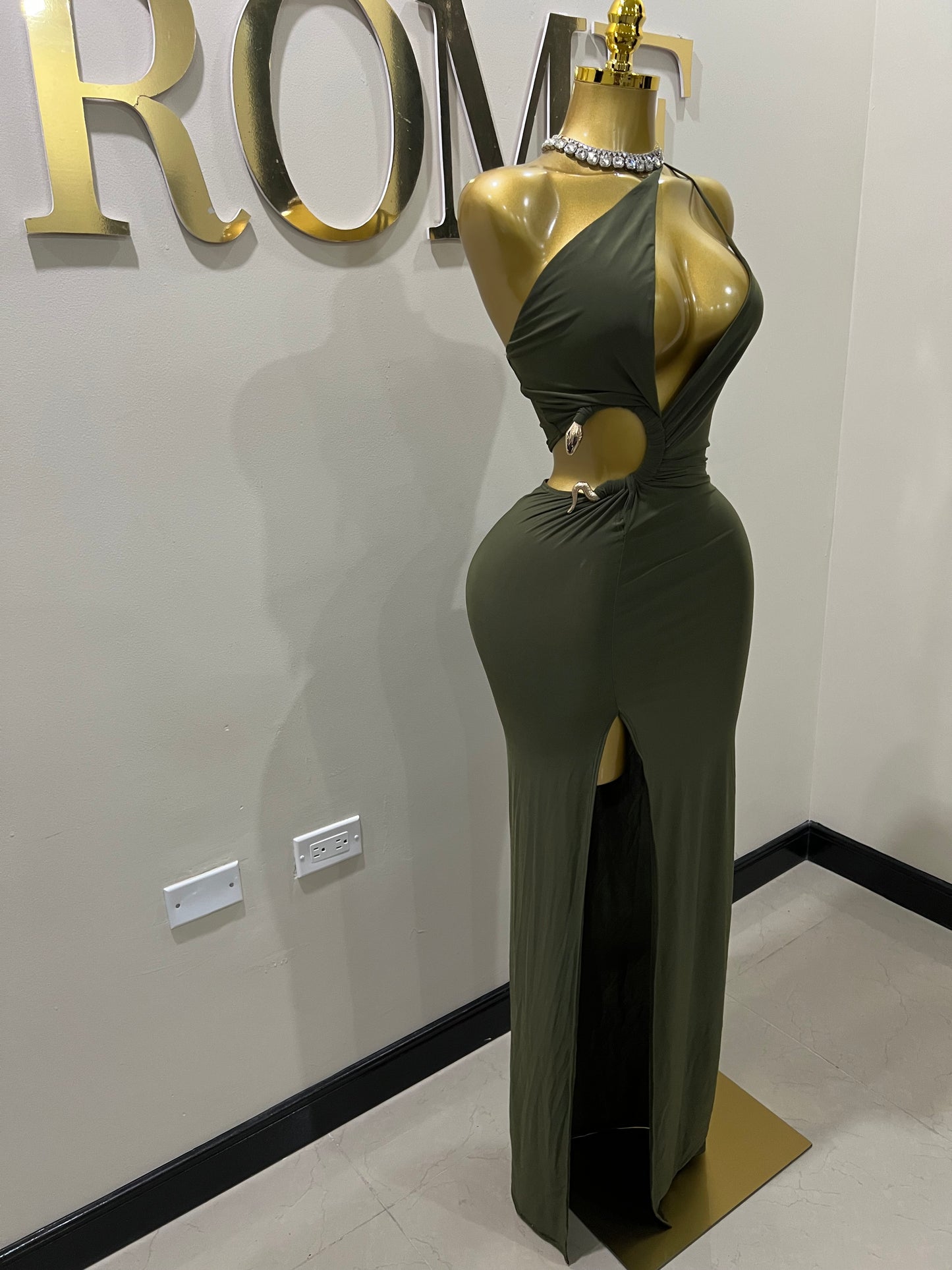 Snake Ming Dress (Green)