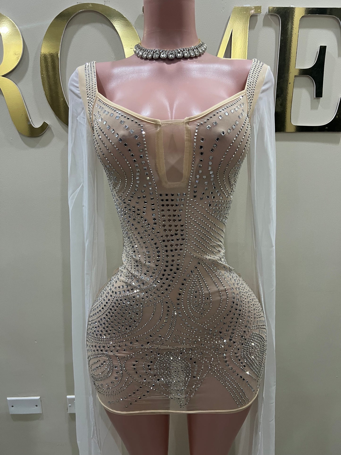 Phoenix Dress (Nude)
