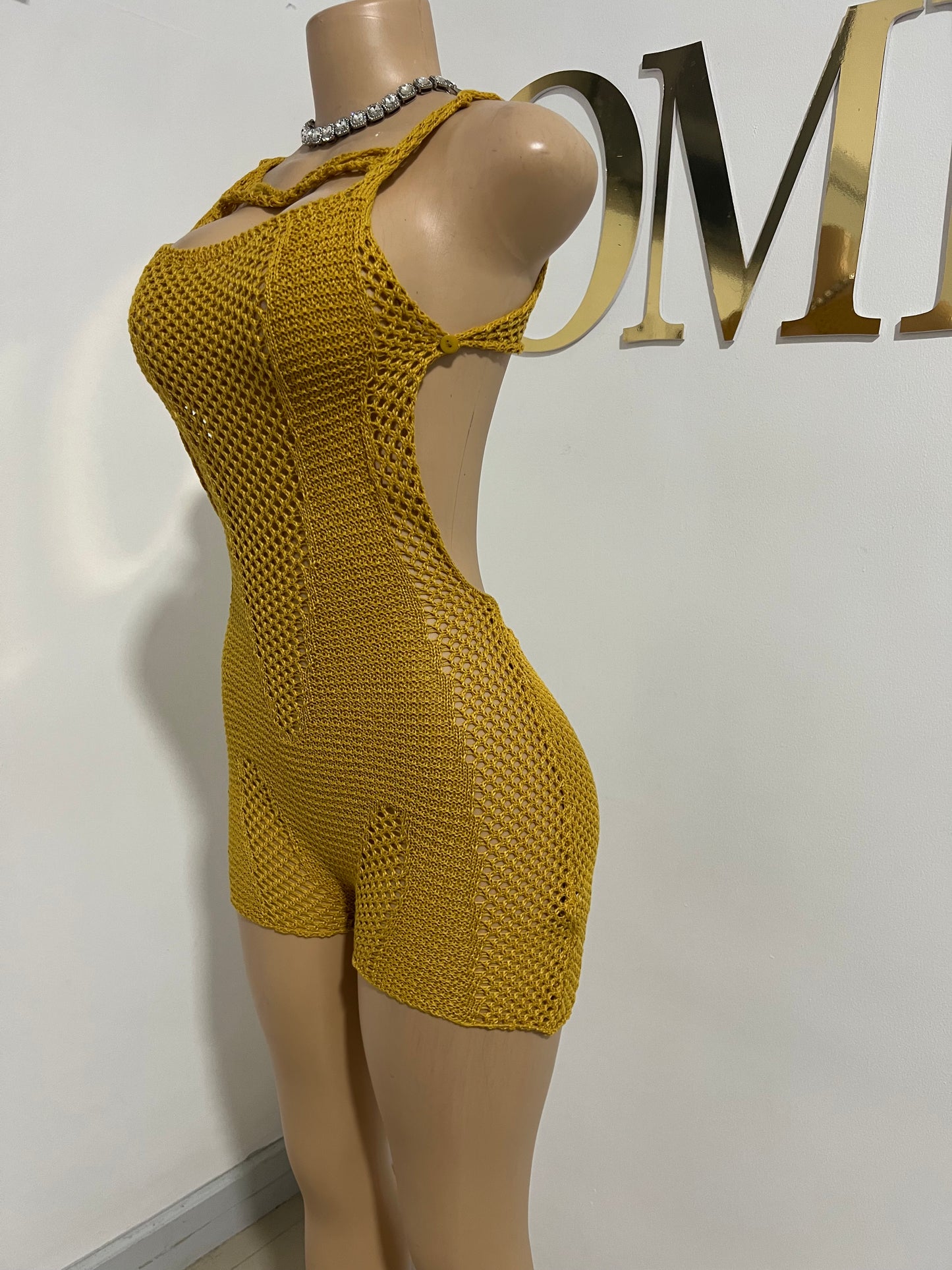 Honey Crochet Romper