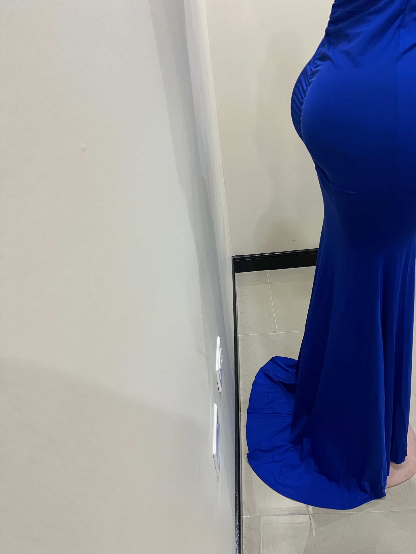 Kerry Elle Train Dress (Blue)