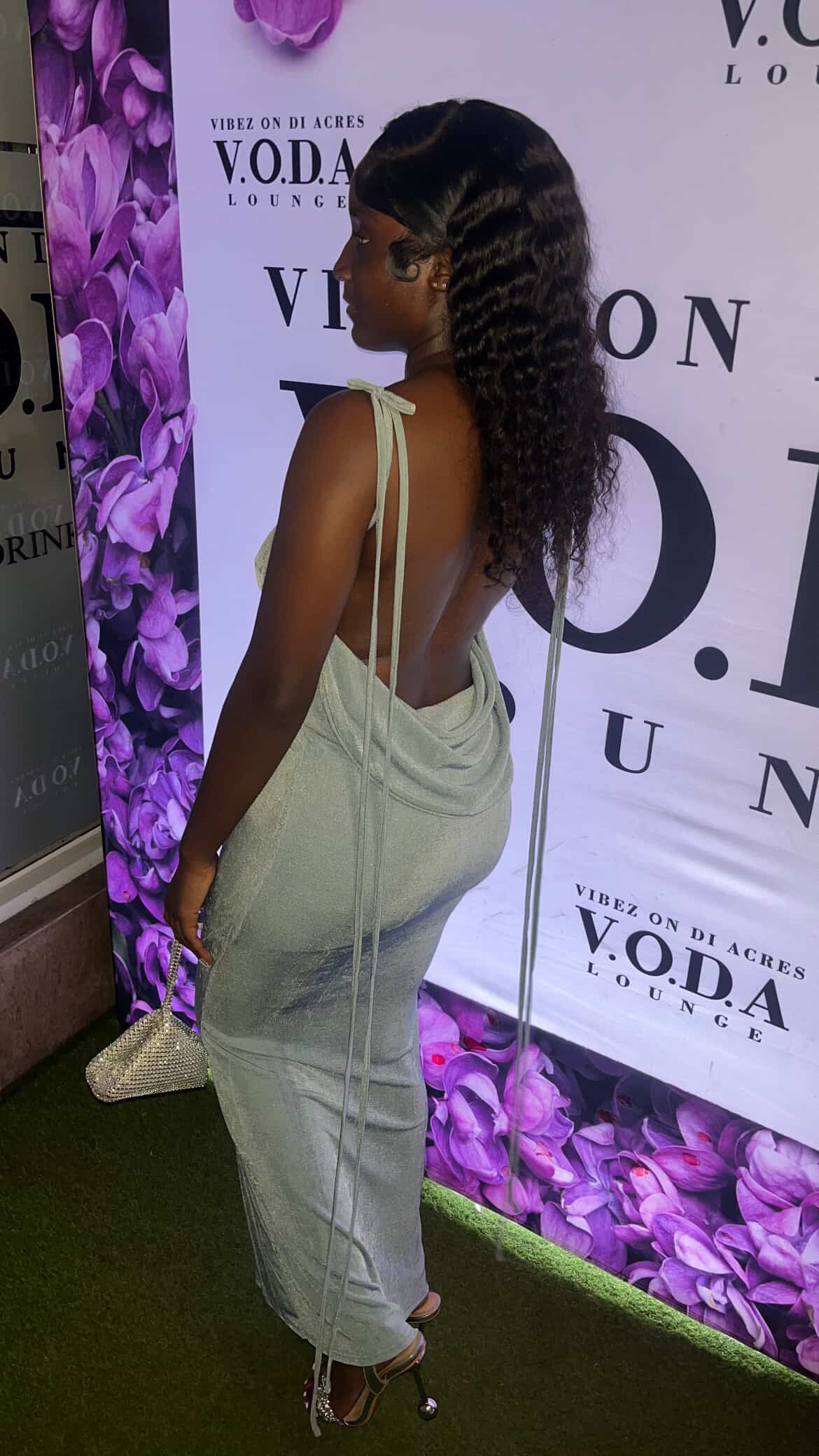 Carey True Dress (Ash Blue)