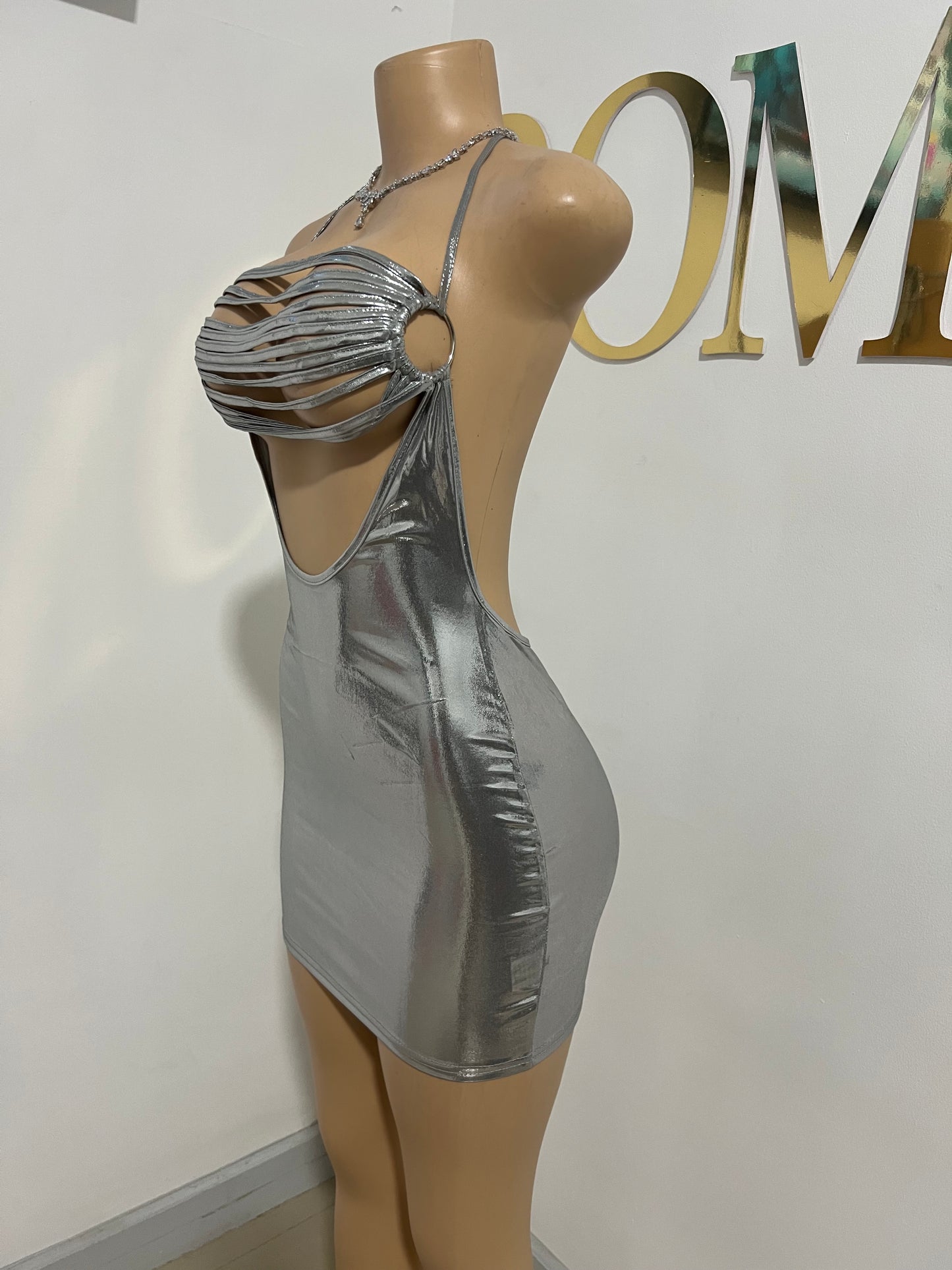 Ella Tassel Dress (Silver)