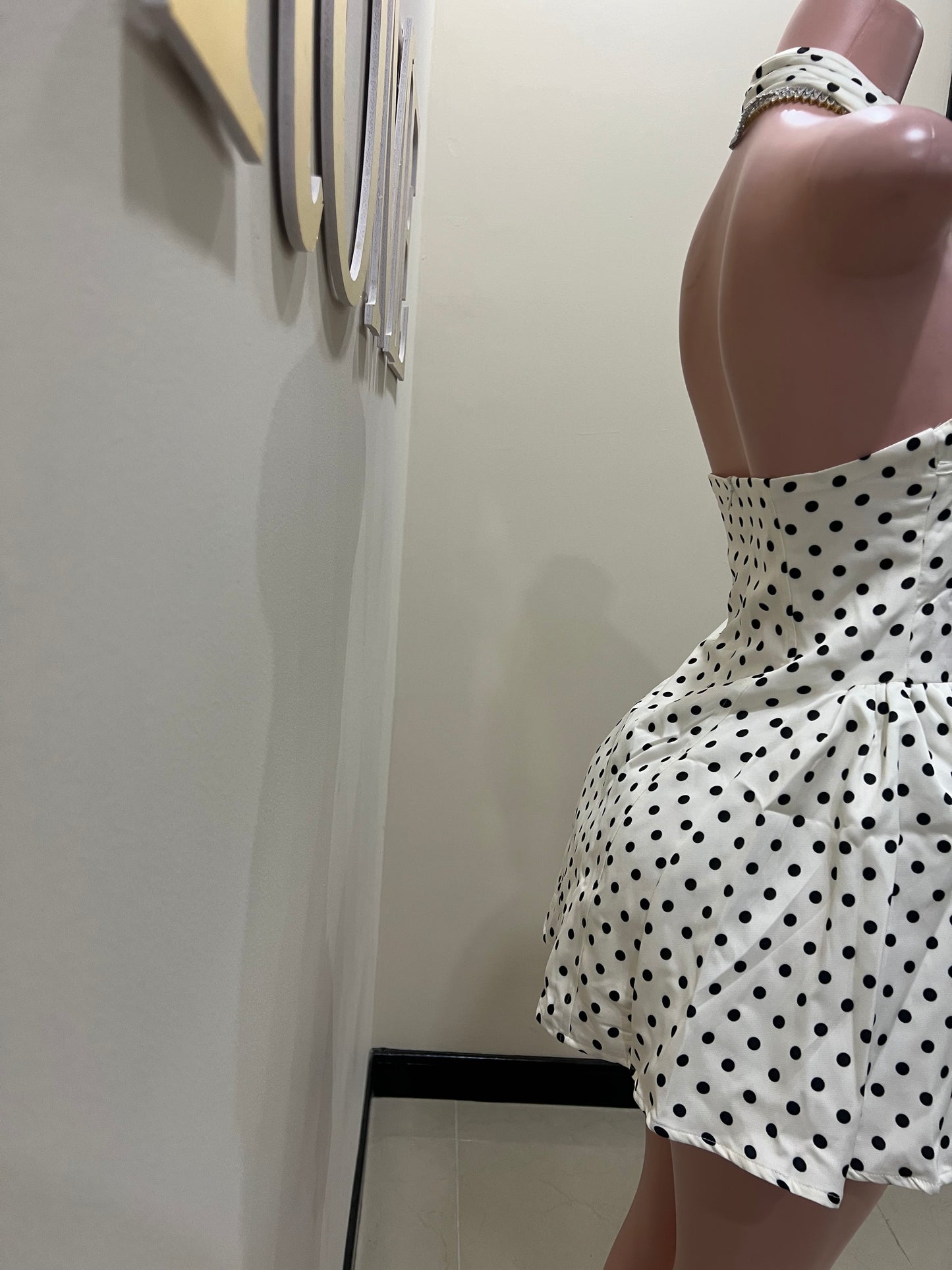 Polka Dot Halter Diana Dress