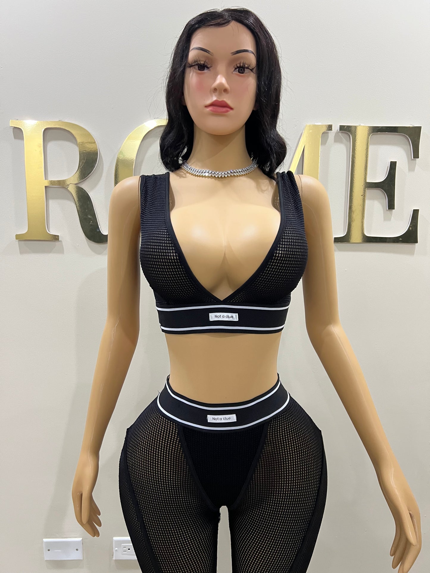 Tami 2 Pcs Tights Set (Black)