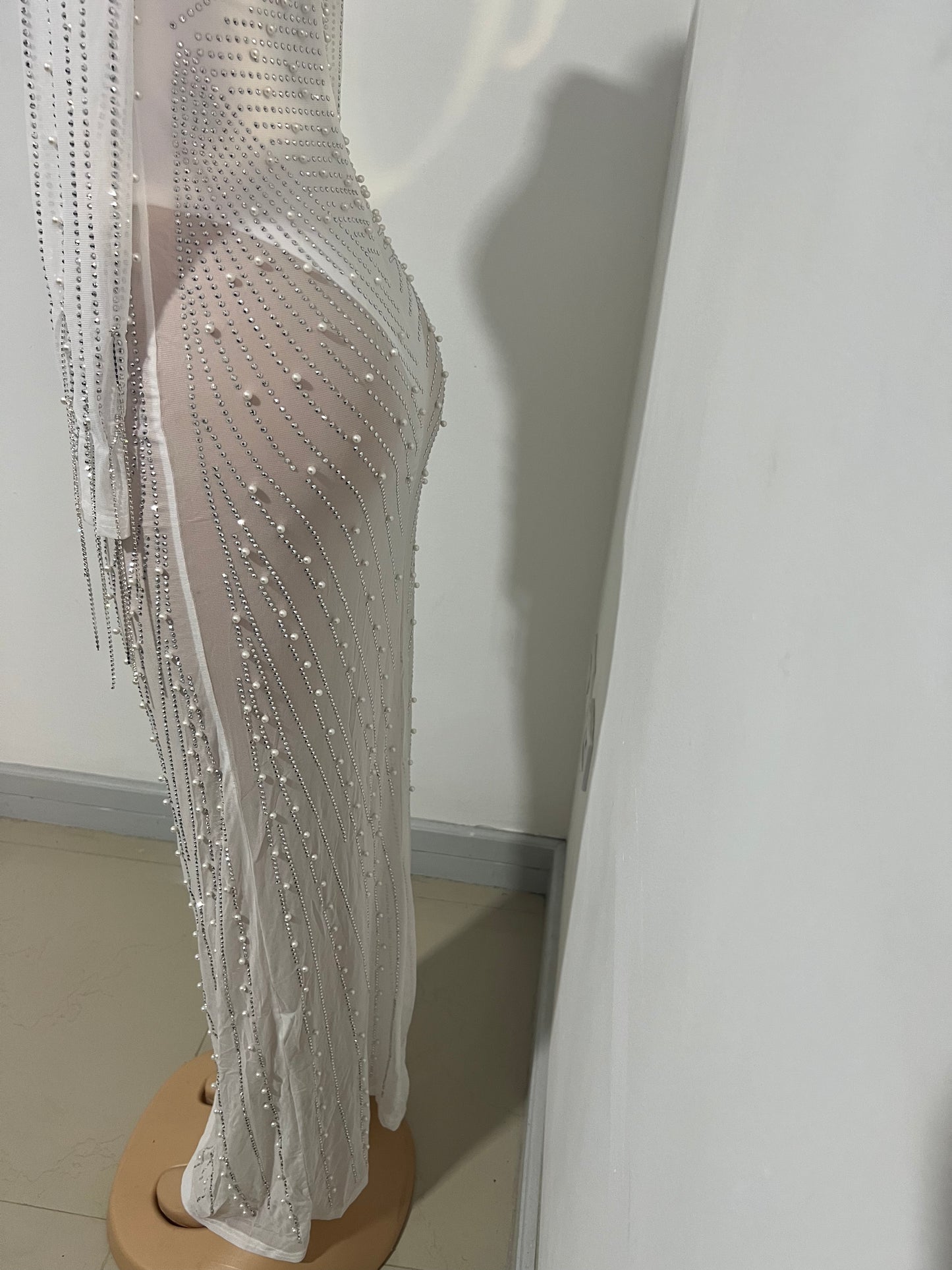 Ellie Long Dress (White)