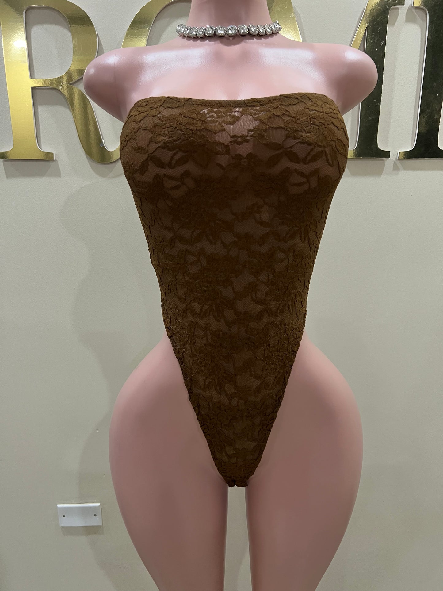 Luna Lace Bodysuit & Skirt Set