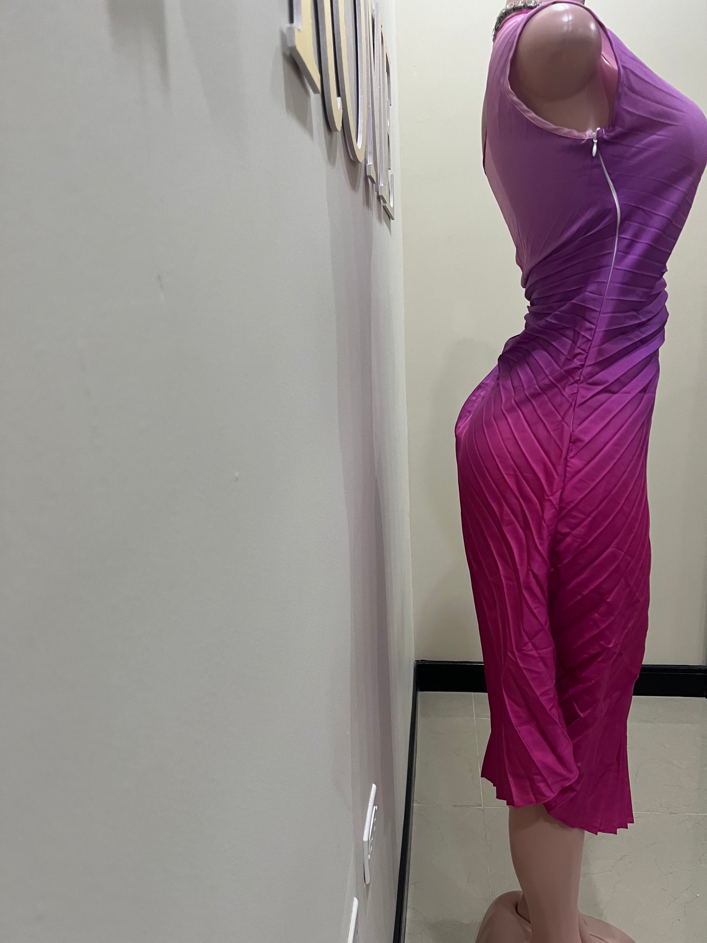 Carli Dress (Pink - purple)