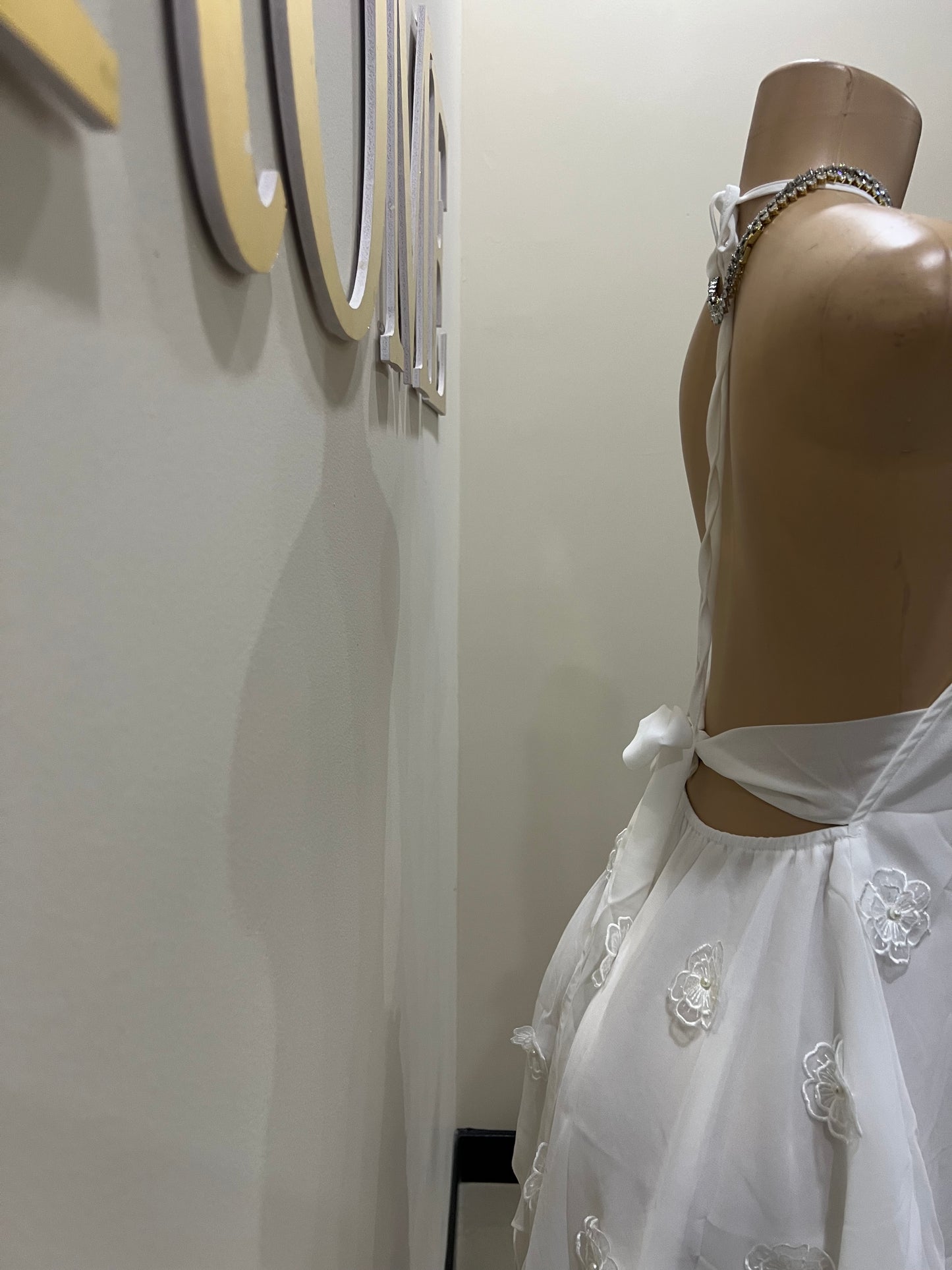 Rumi Petal Dress (White)
