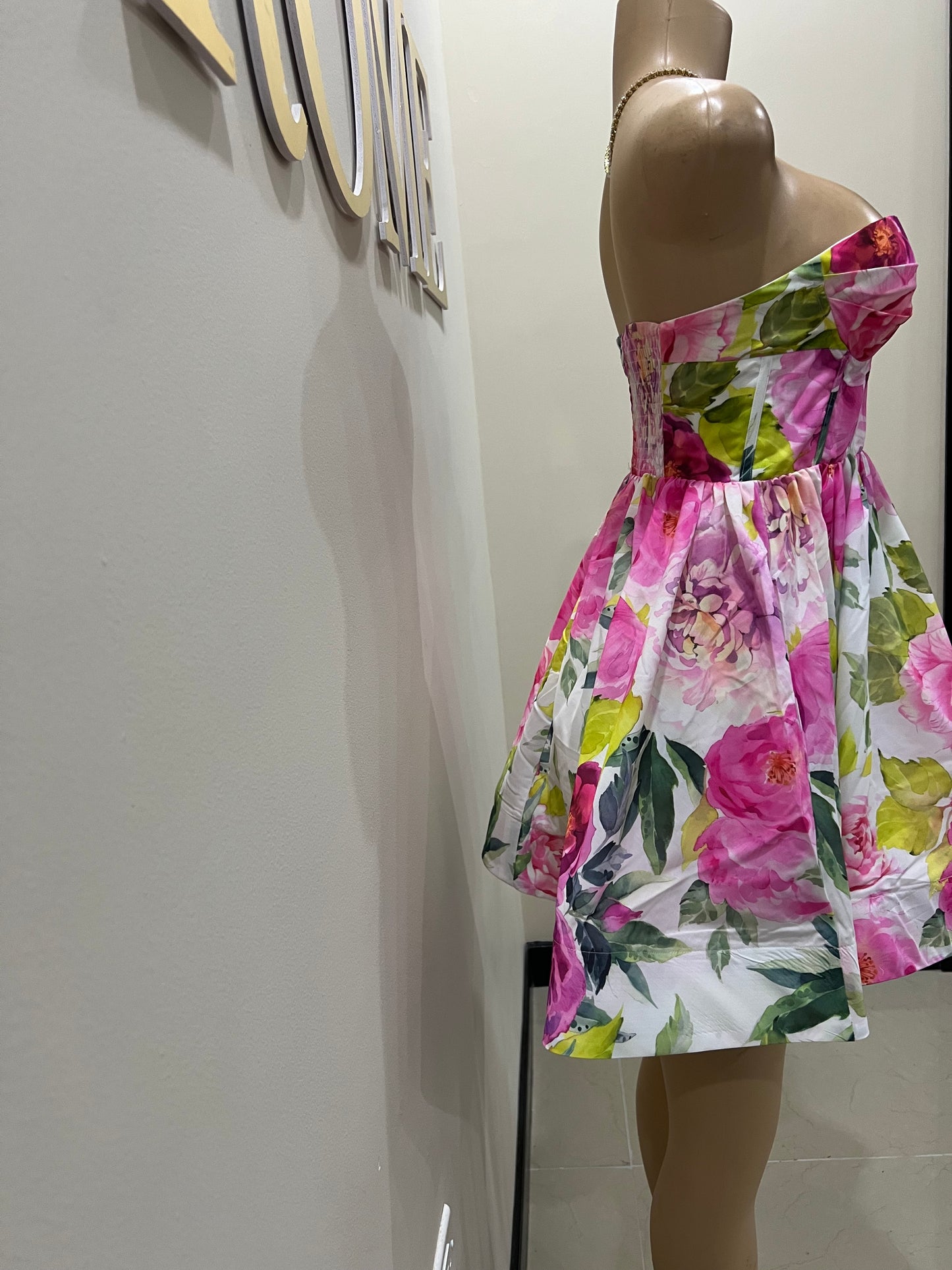 Princess Diana Floral Garden Dress (Pink)