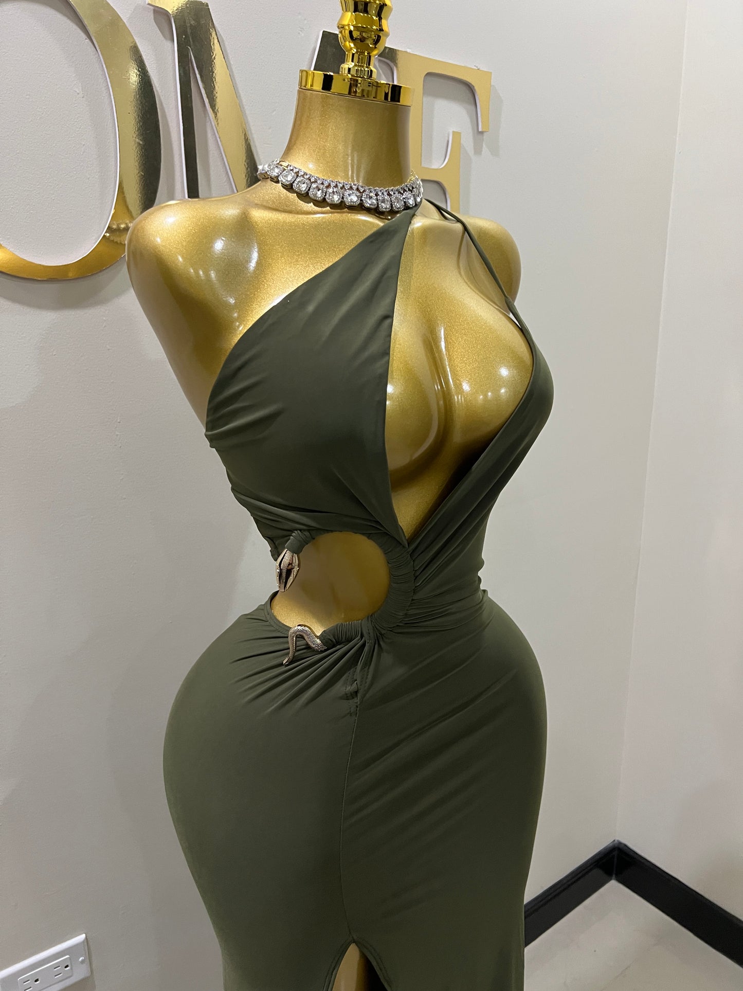 Snake Ming Dress (Green)