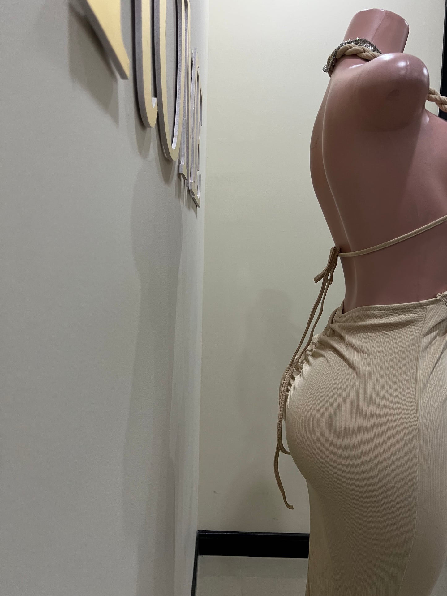 Athena Rope Dress (Brown)