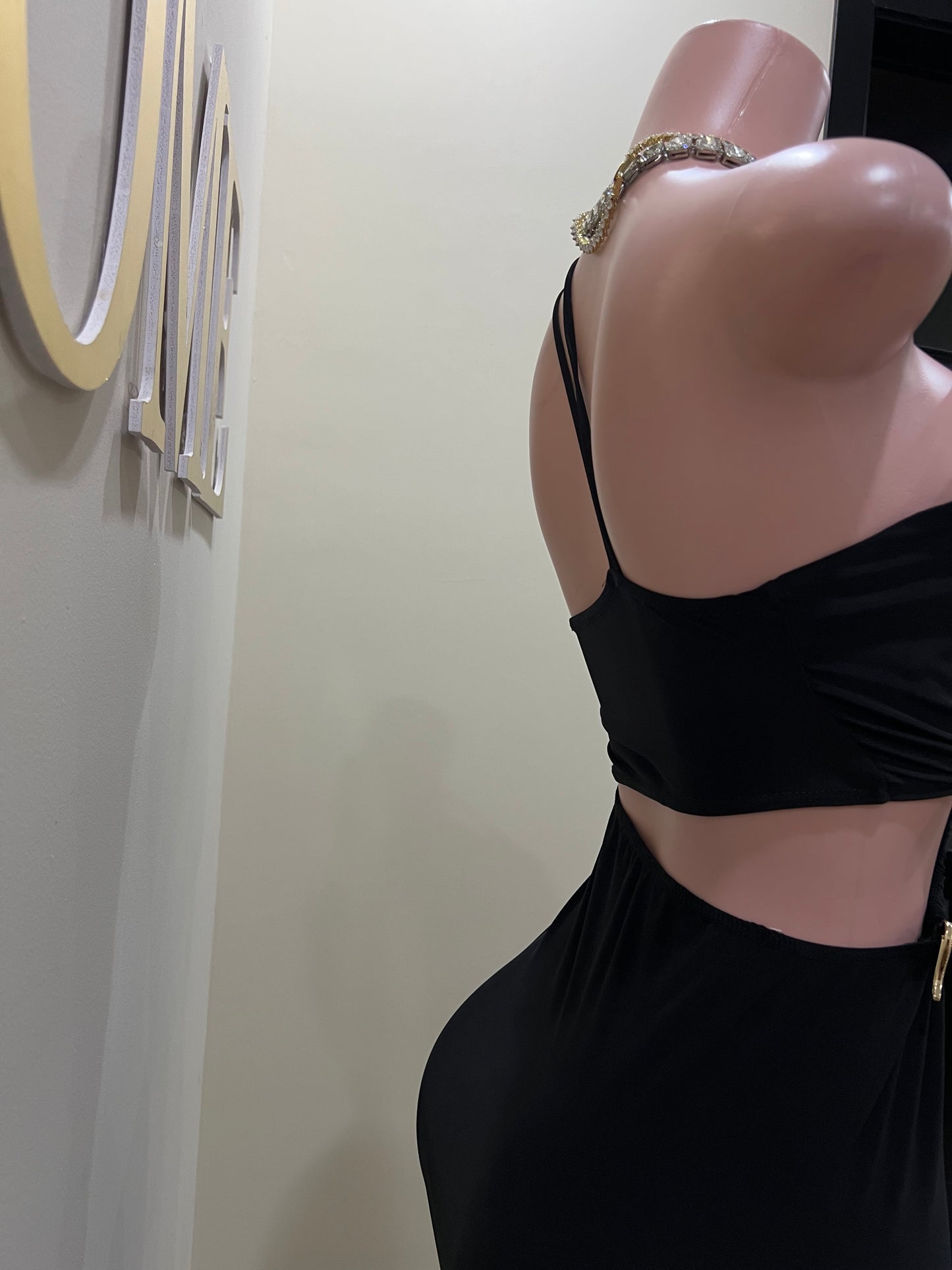 Snake Ming Dress (Black)