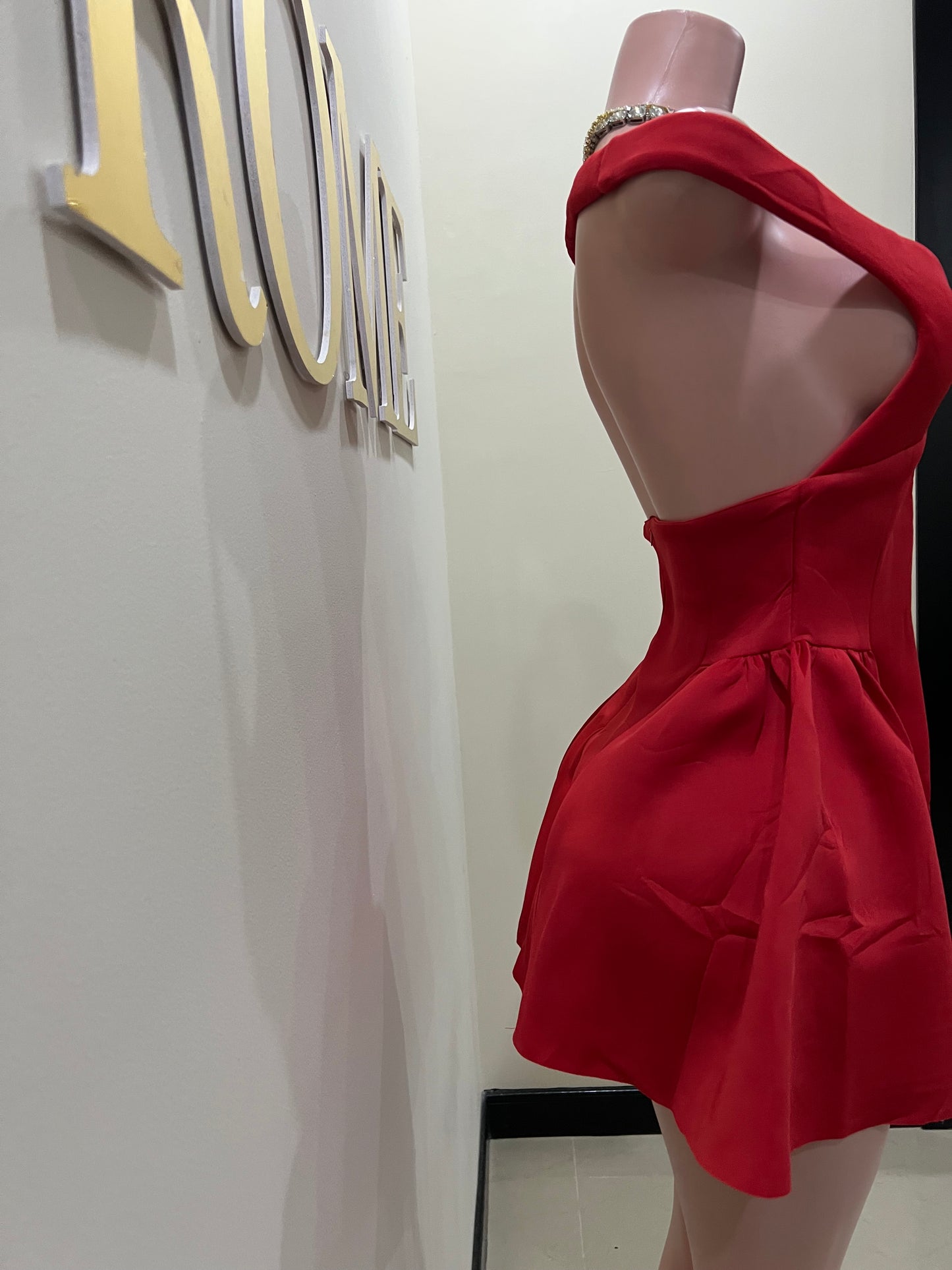 Francesca Diana Dress (Red)