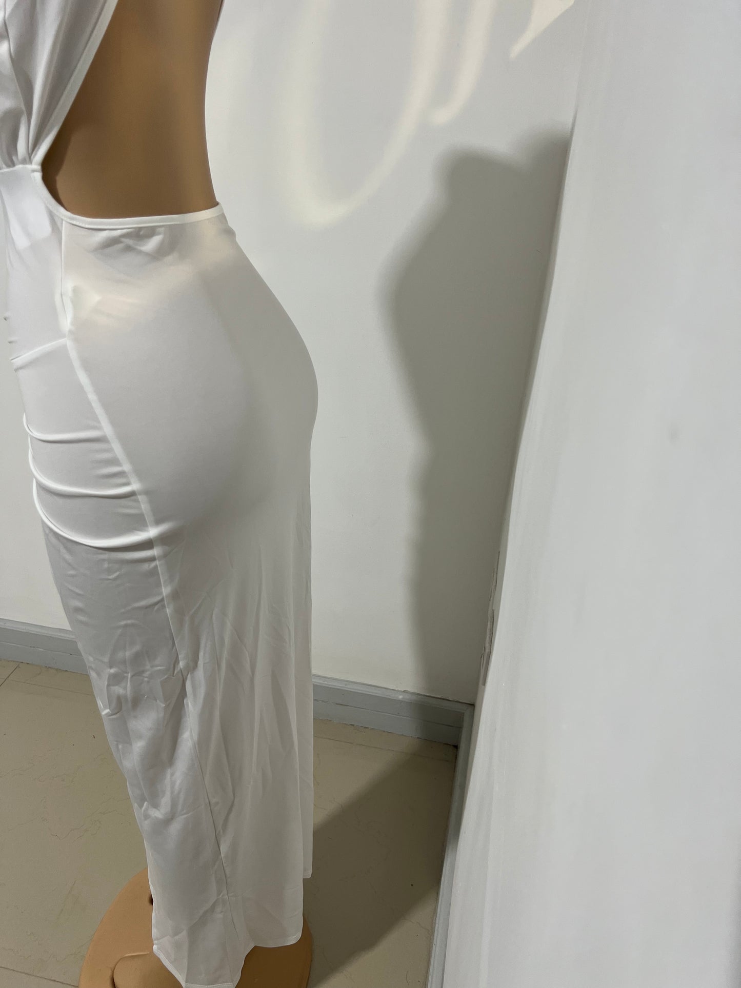 Mia X Backless Dress (White)