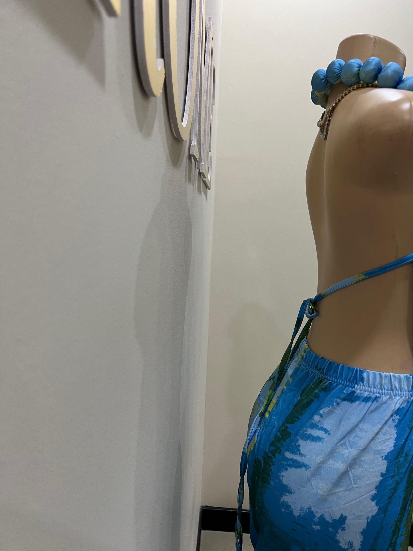 Lucia Wrap Dress (Blue)