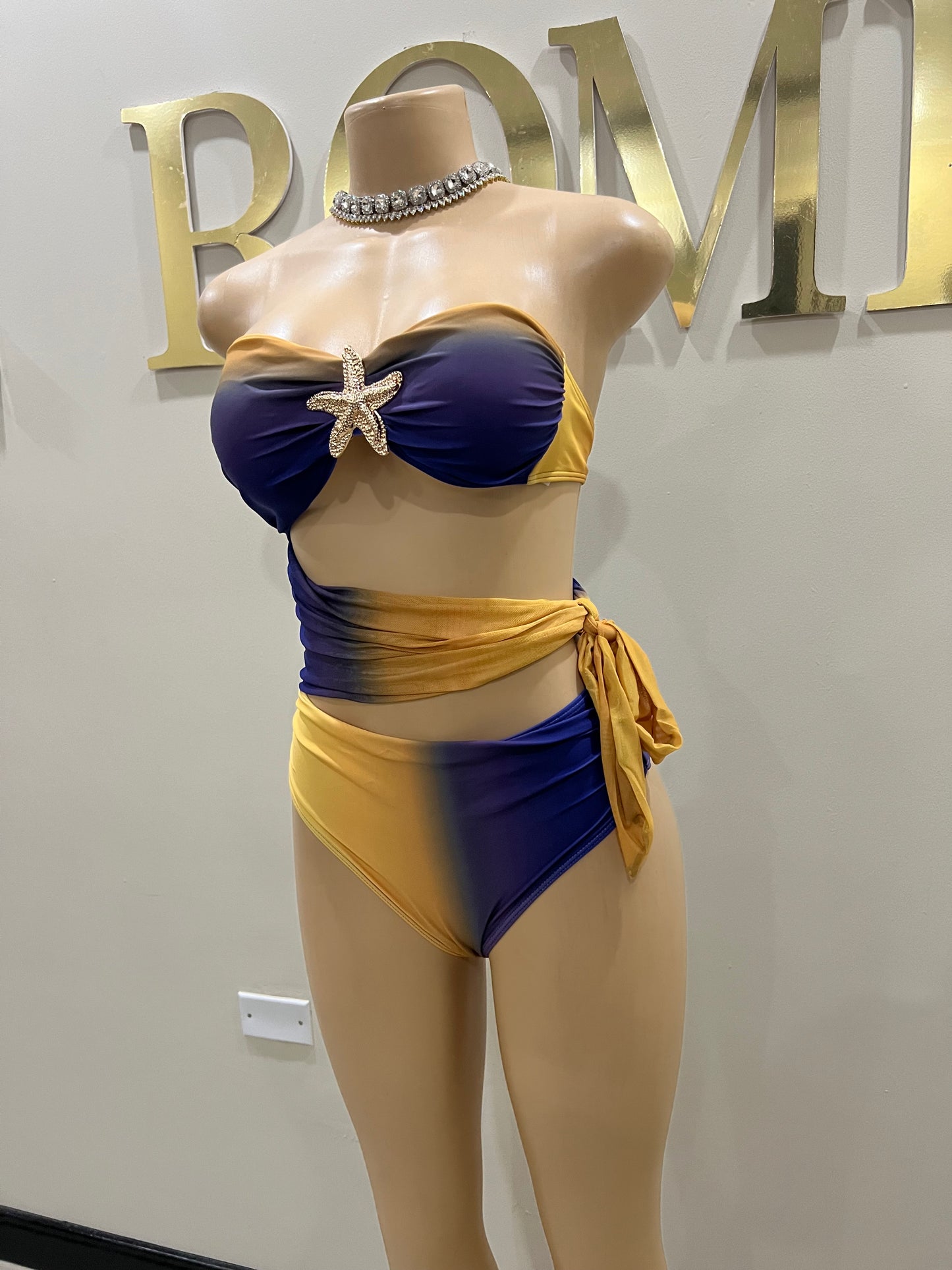 Starfish 2 Pcs Monokini & Skirt Set