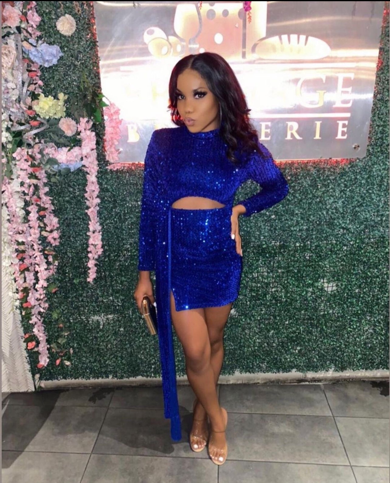 Hollywood Allegra Dress (Blue)