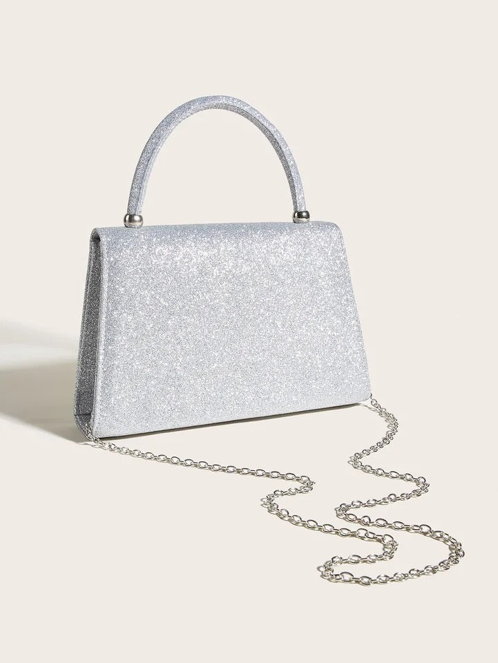 Bow Sprinkles Bag (Silver)
