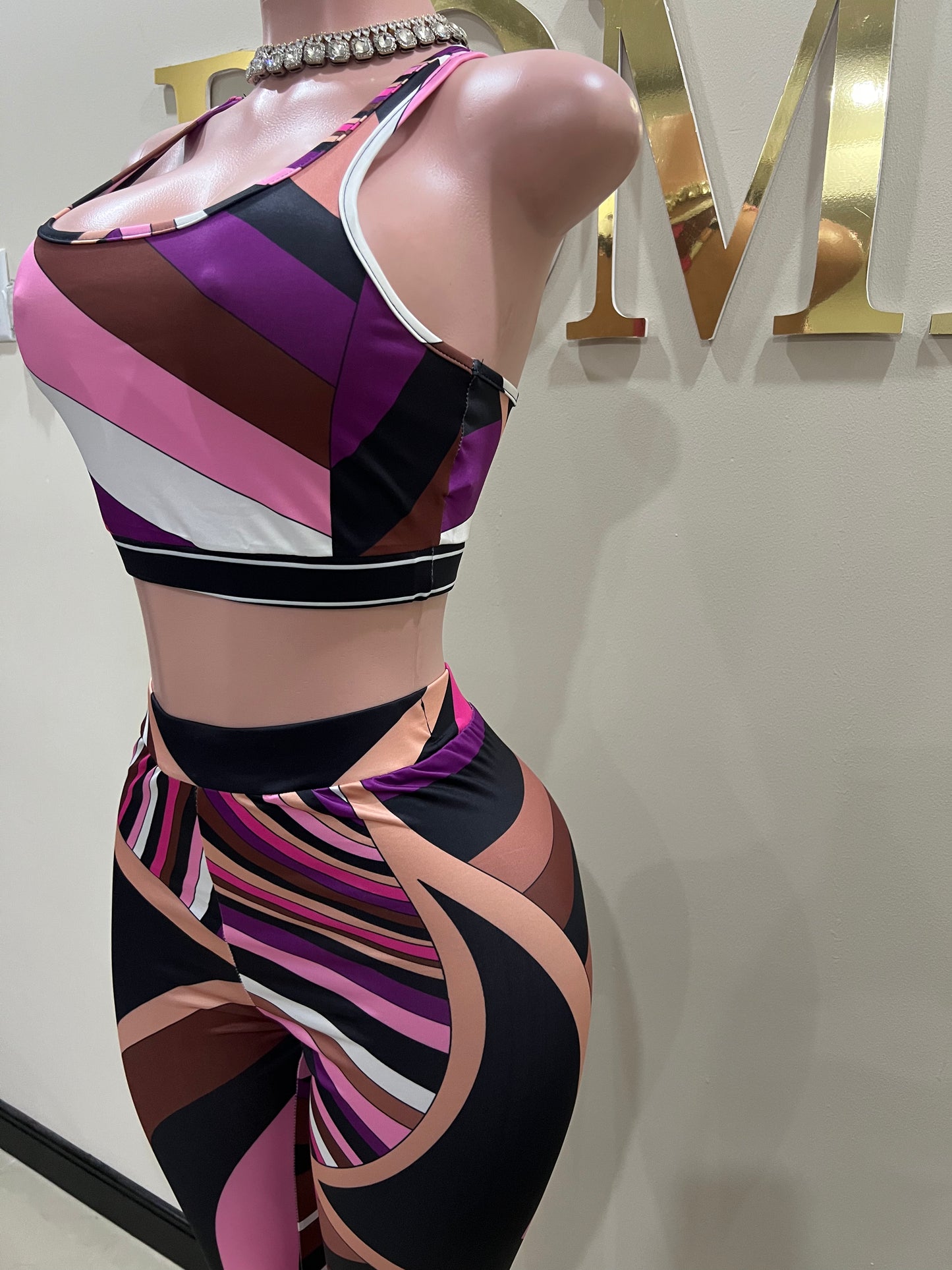 Dream Tights Pants Set (Pink)