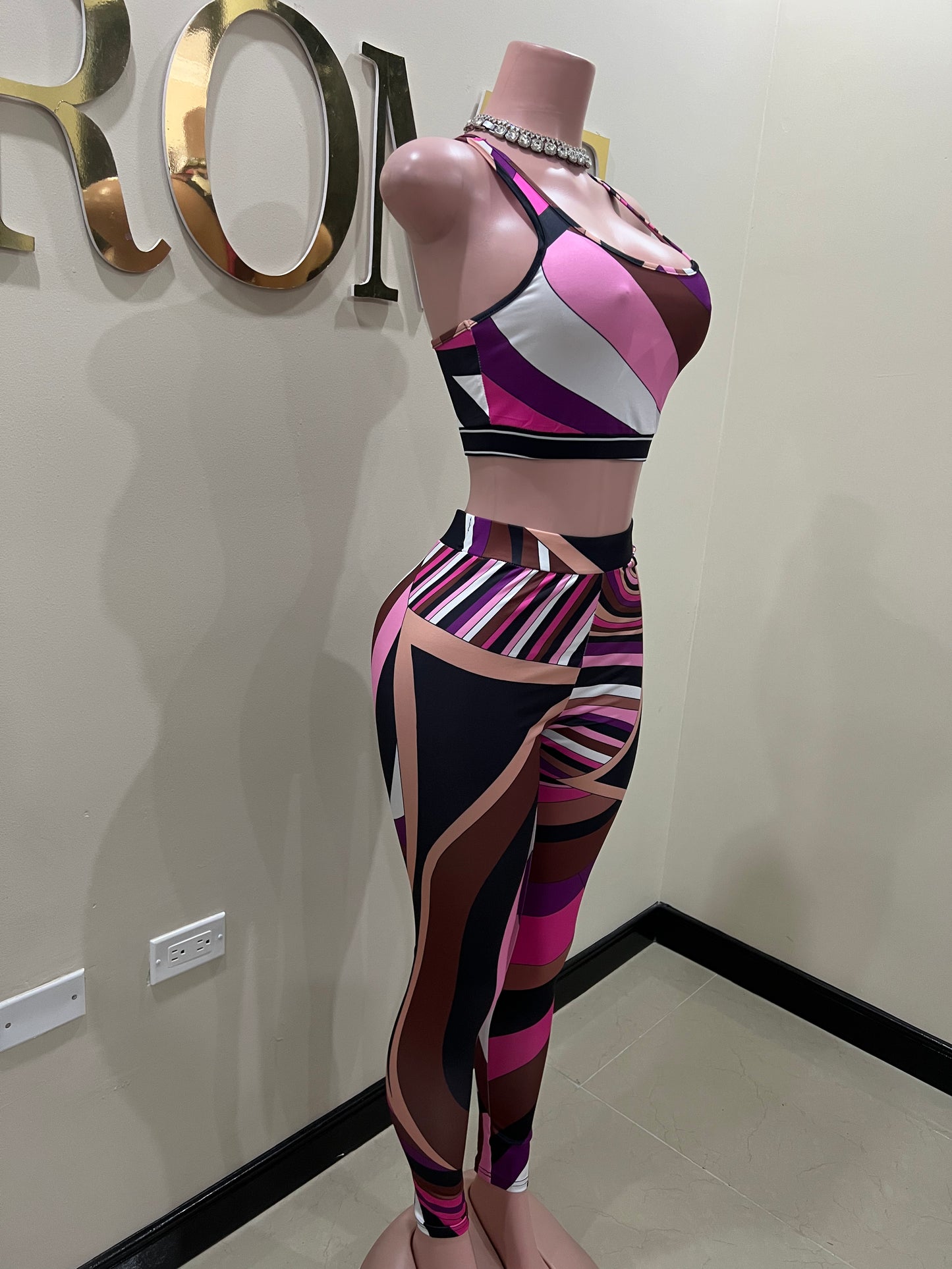 Dream Tights Pants Set (Pink)