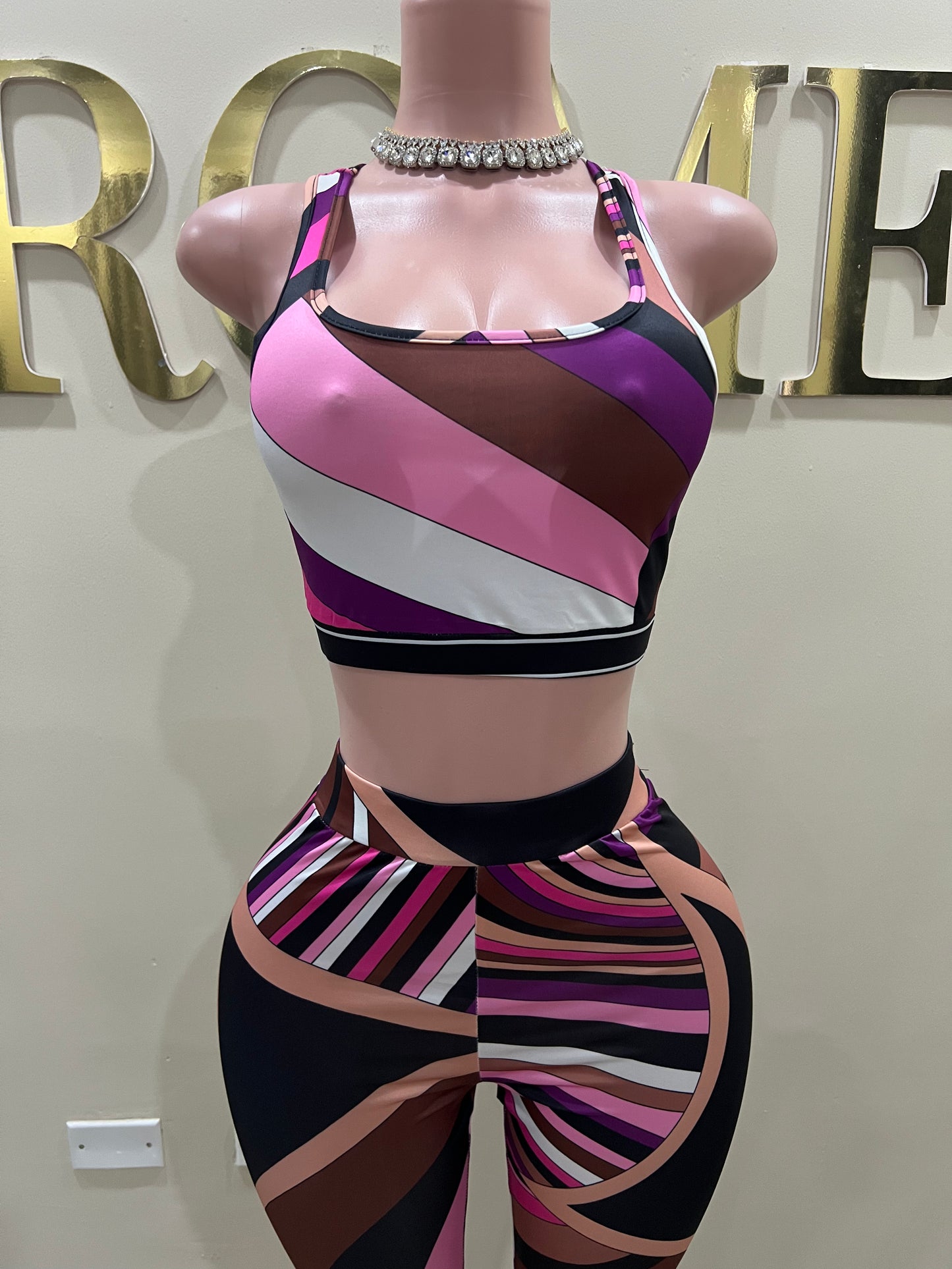 Dream Tights Pants Set (Pink)