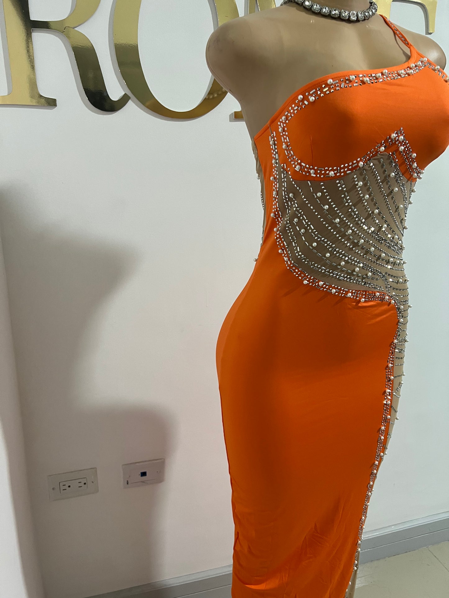 Heart’s Desire Dress (Orange)