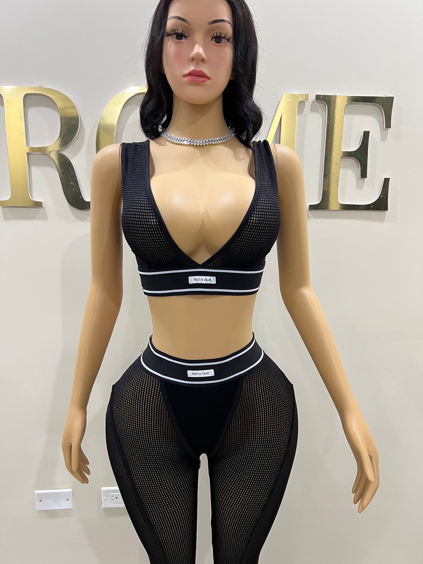 Tami 2 Pcs Tights Set (Black)