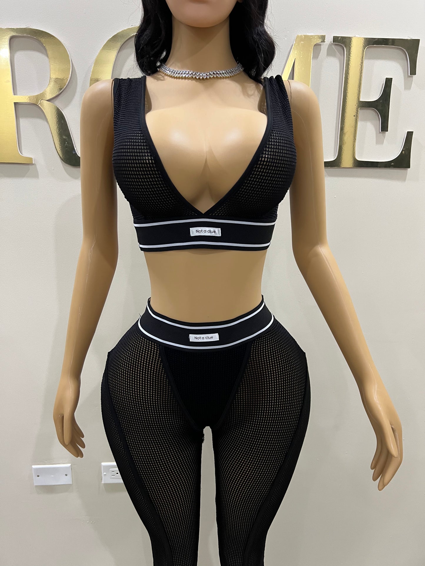 Tami 2 Pcs Tights Set (Black)