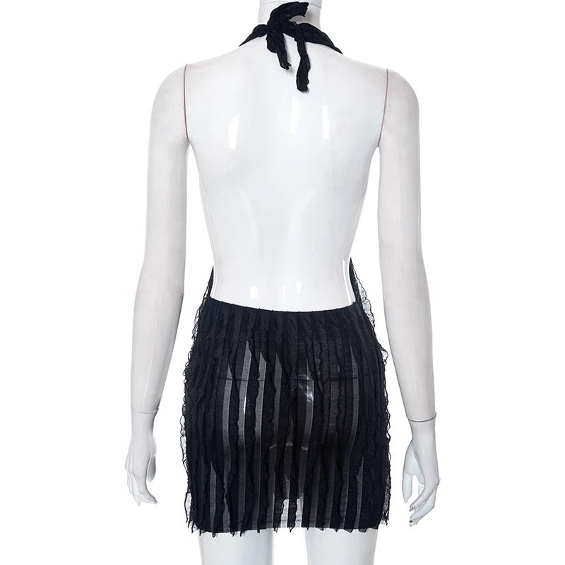 Lily Mini Dress (Black)