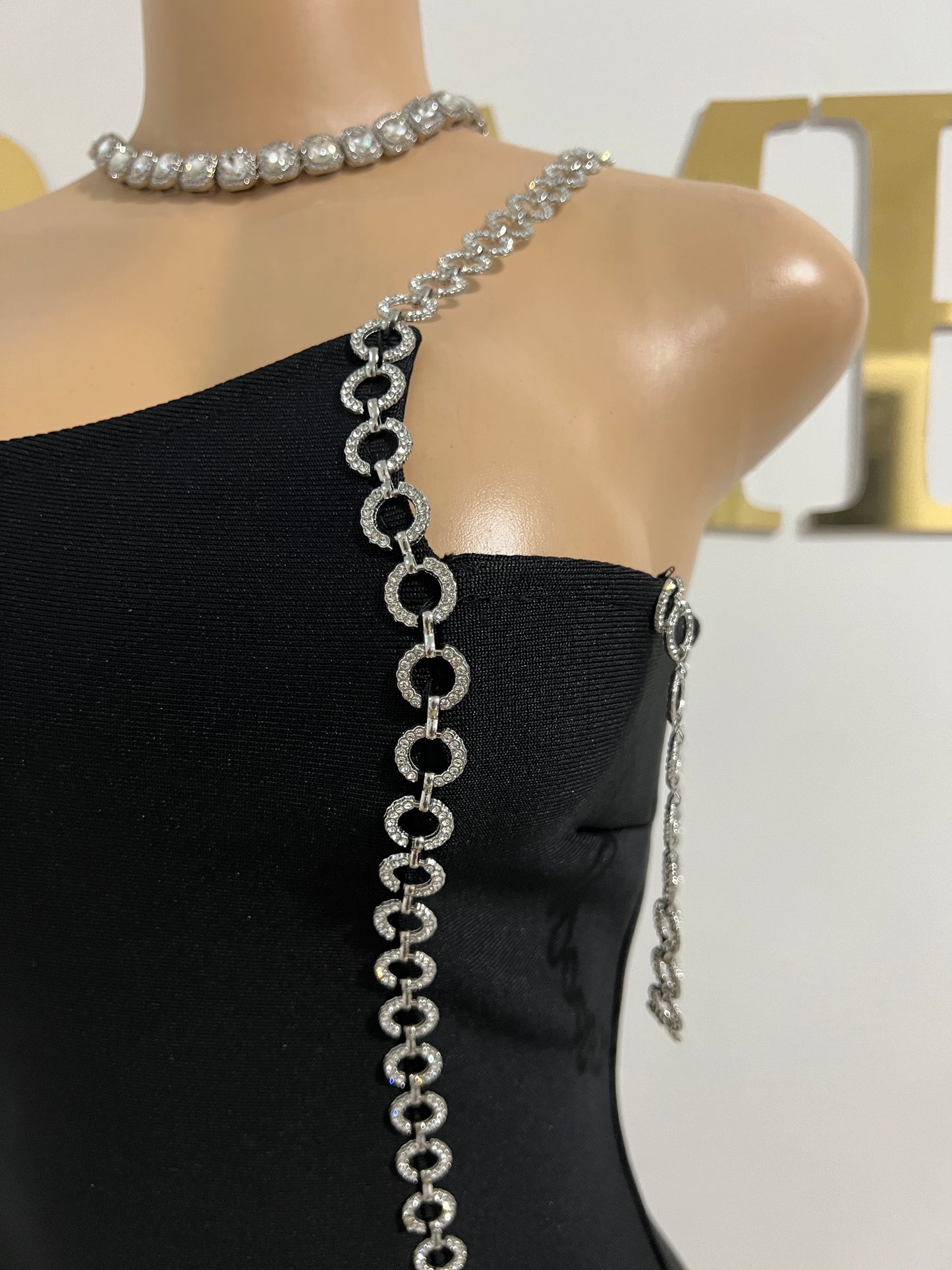 Tamir Glam Bandage Dress (Black)