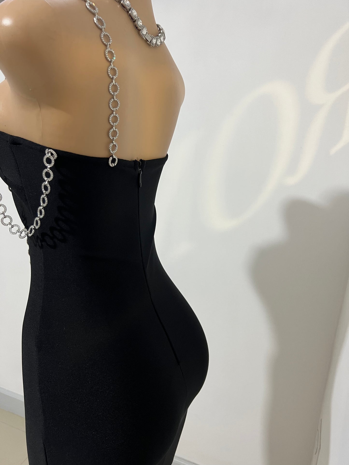 Tamir Glam Bandage Dress (Black)