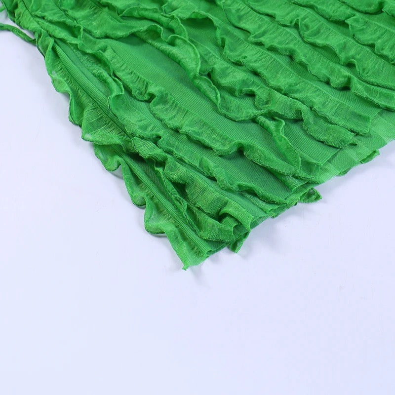 Lily Mini Dress (Green)