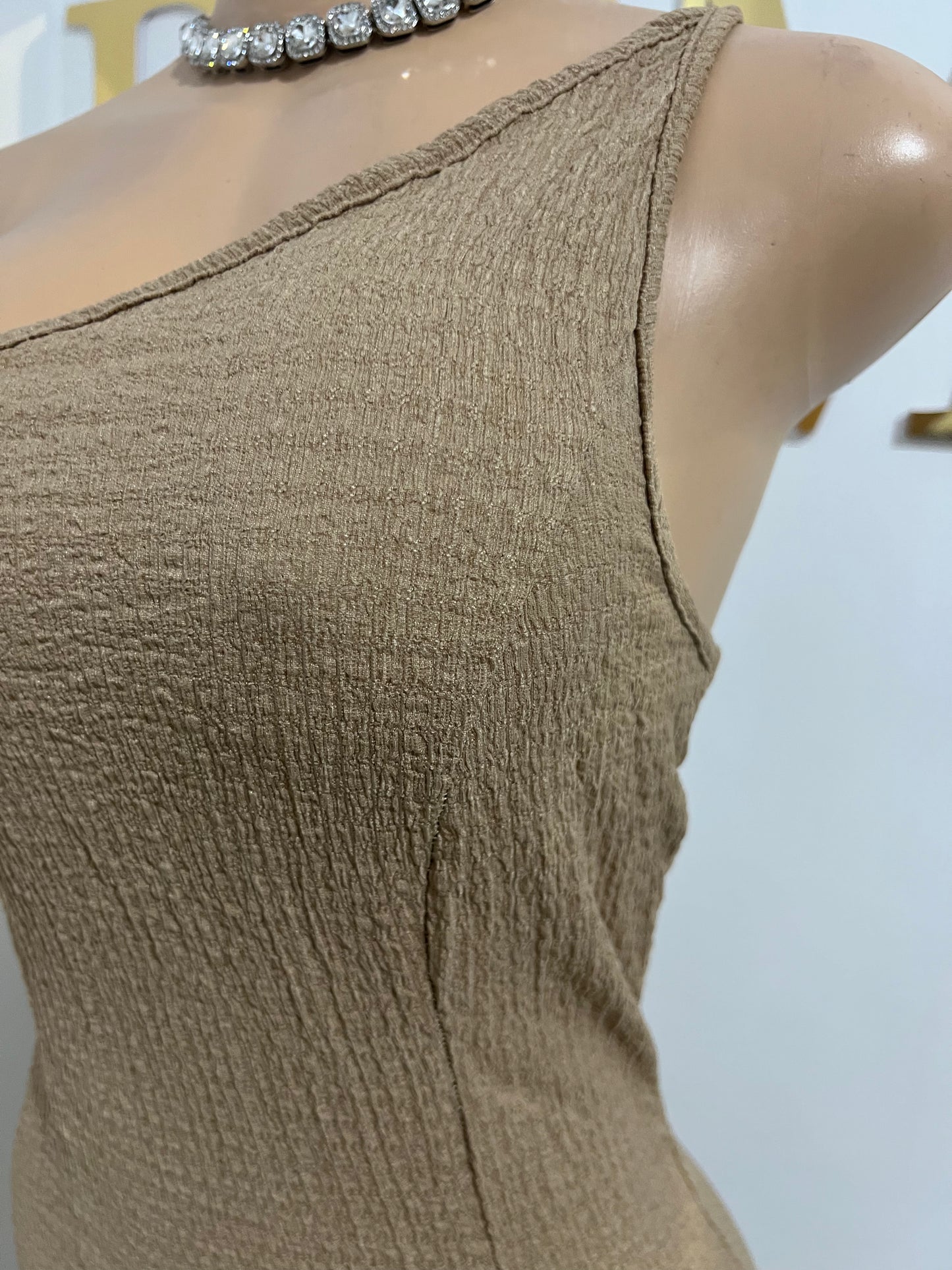 Beth Peony Dress (Brown)