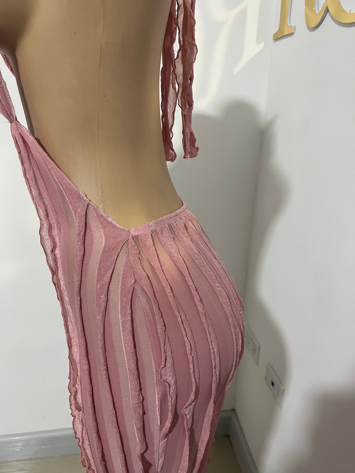 Lily Dress (Bright-pink)