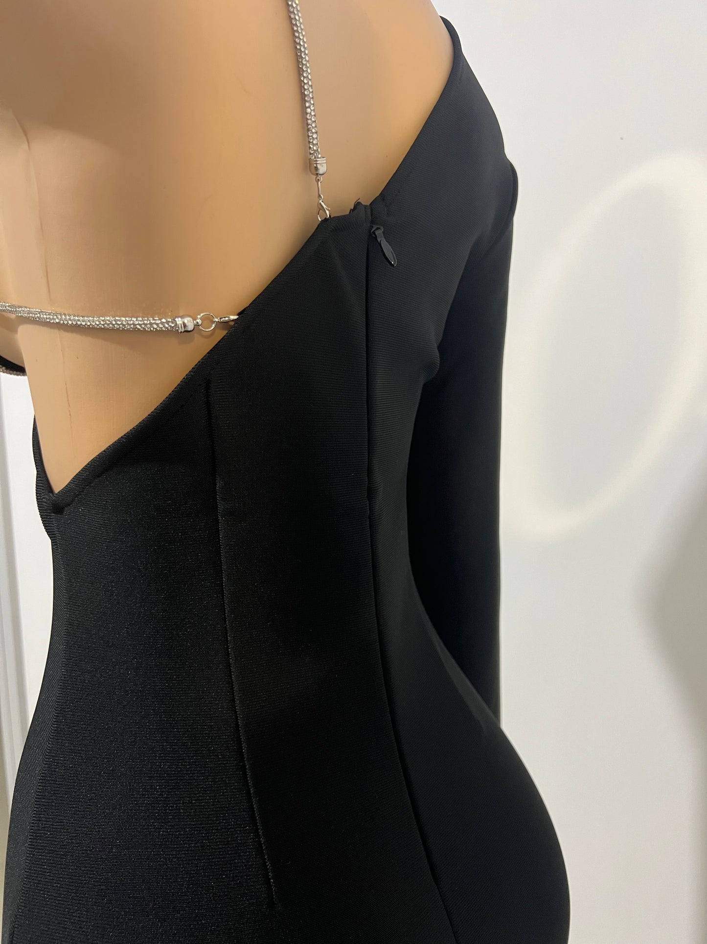 Milan Glam Bandage Dress (Black)