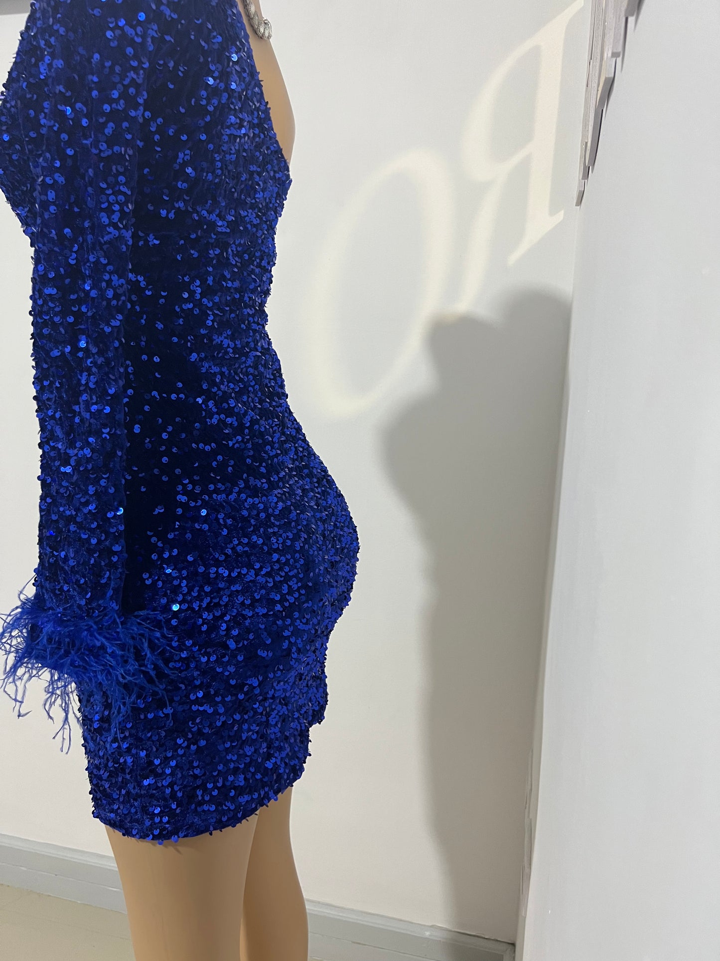 Holly Mini Dress (Blue)