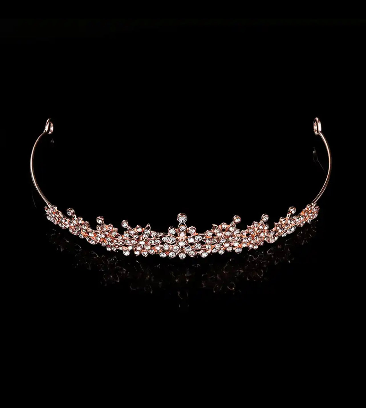 Starlight Crystal Tiara (Rose Gold)